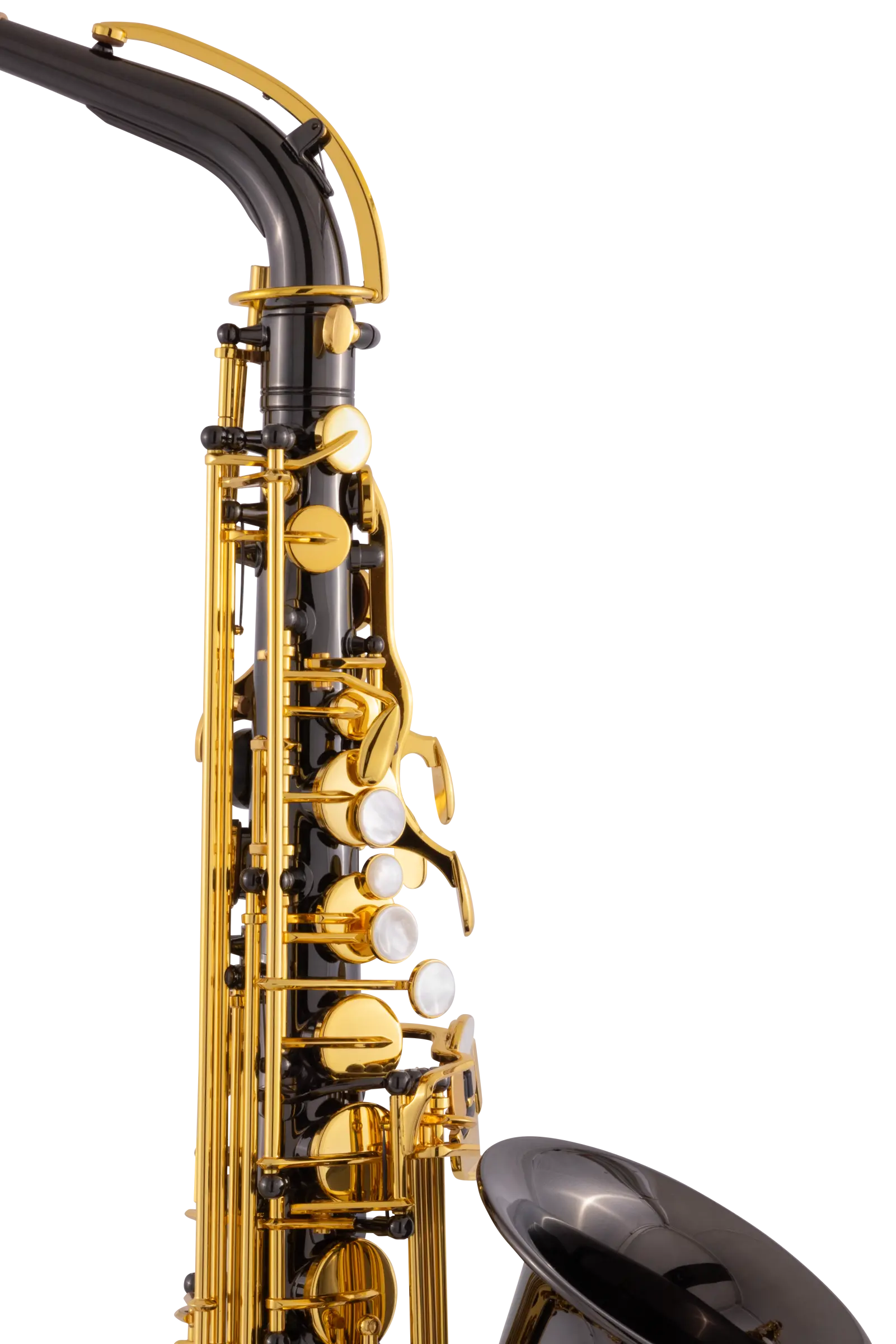 CAS411BG Conn Intermediate Alto Saxophone - zoomed in