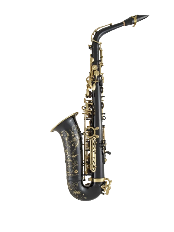 52JBL Selmer Paris Black Lacquer Alto Saxophone In Bk Vr Fs