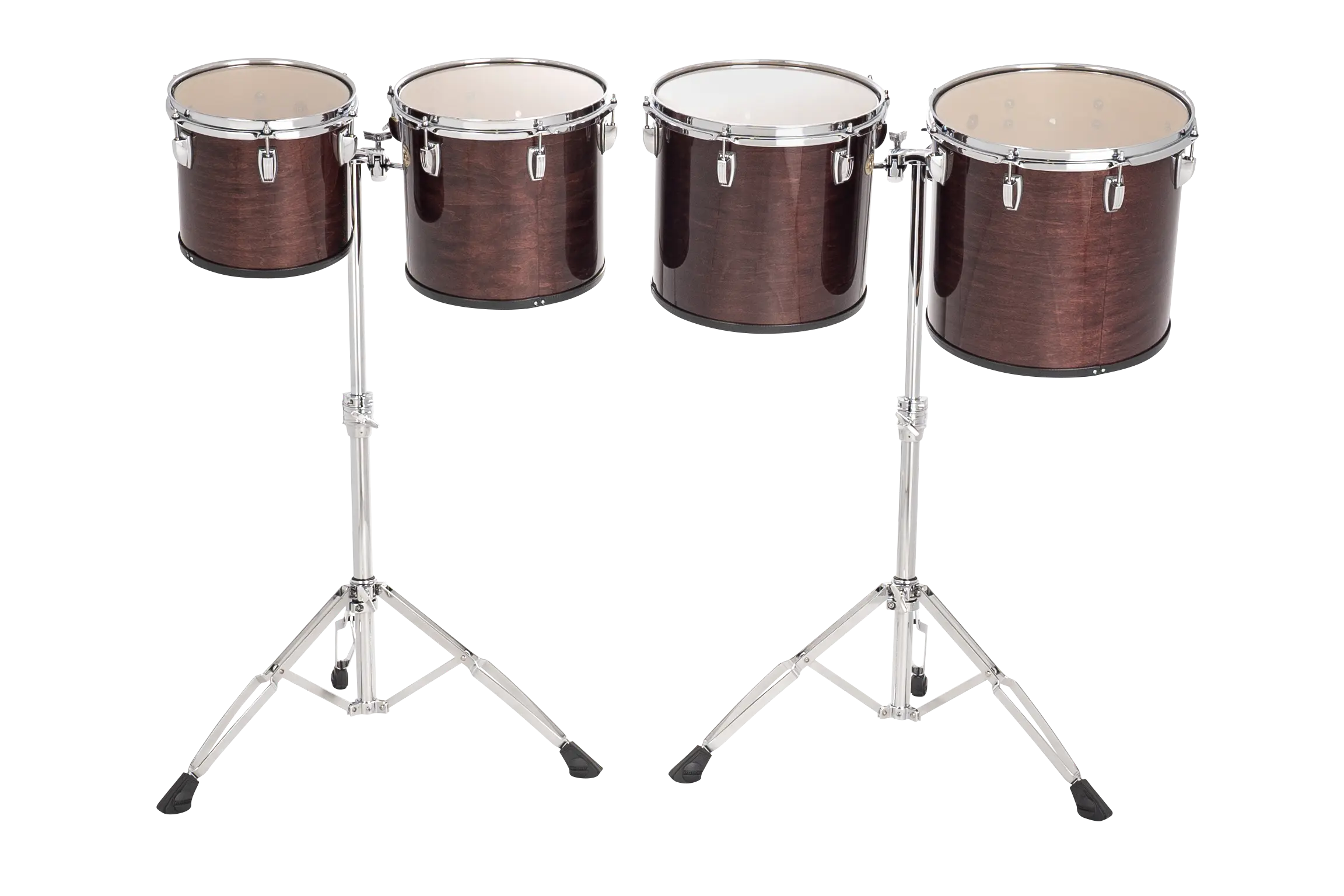 LECTS04TRM Ludwig Concert Single Head Toms Mid Range Mahogany B - zoomed in
