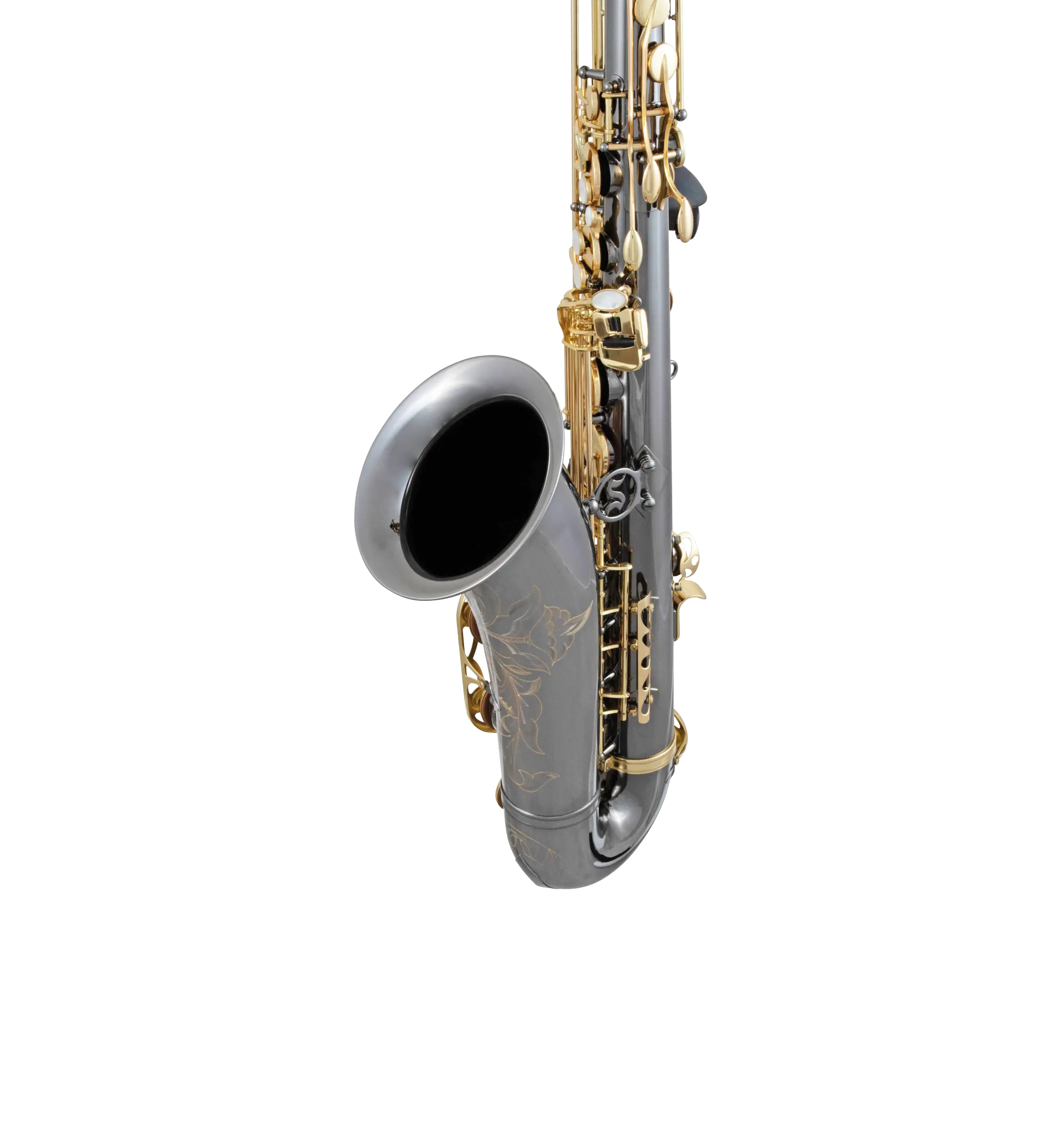 STS511B Selmer Black Nickle Intermediate Tenor Saxophone In Sd Vr - zoomed in