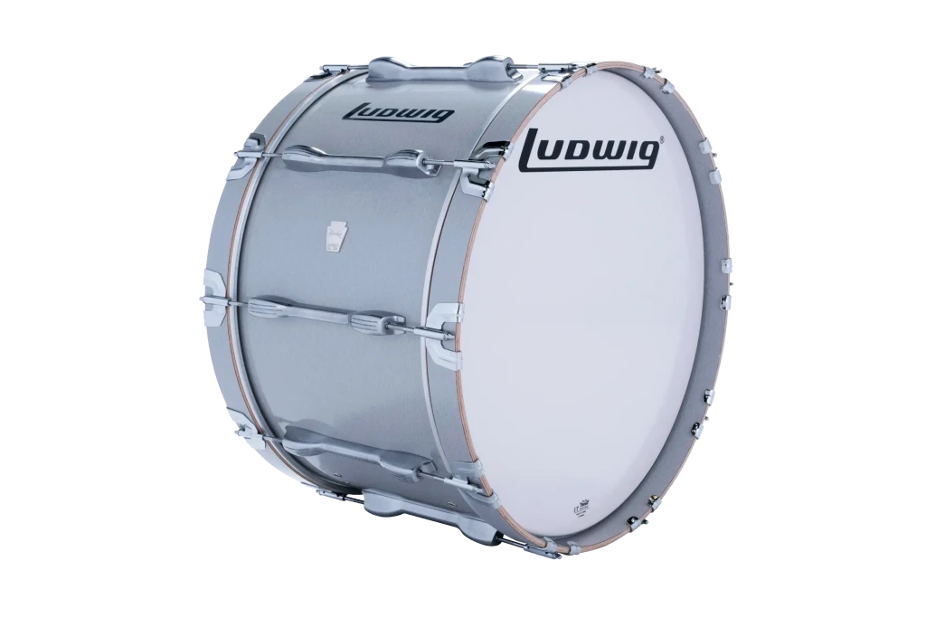 LU2MB24ACG Ludwig 14X24 ULT2 BASS DRUM GRAY