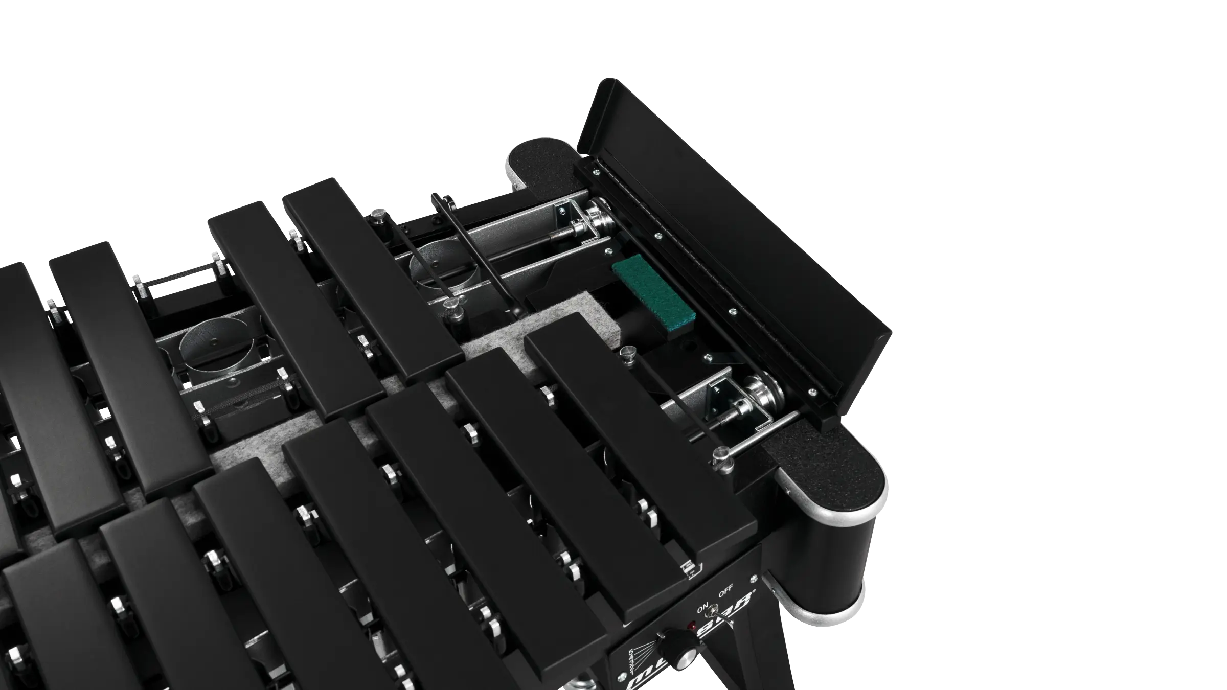 Musser M55B Pro-Vibe Vibraphone Black Bars - zoomed in
