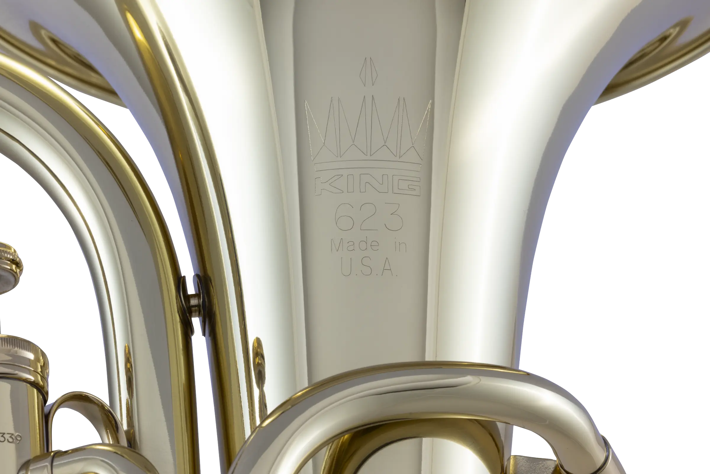 623 King Student Baritone - zoomed in