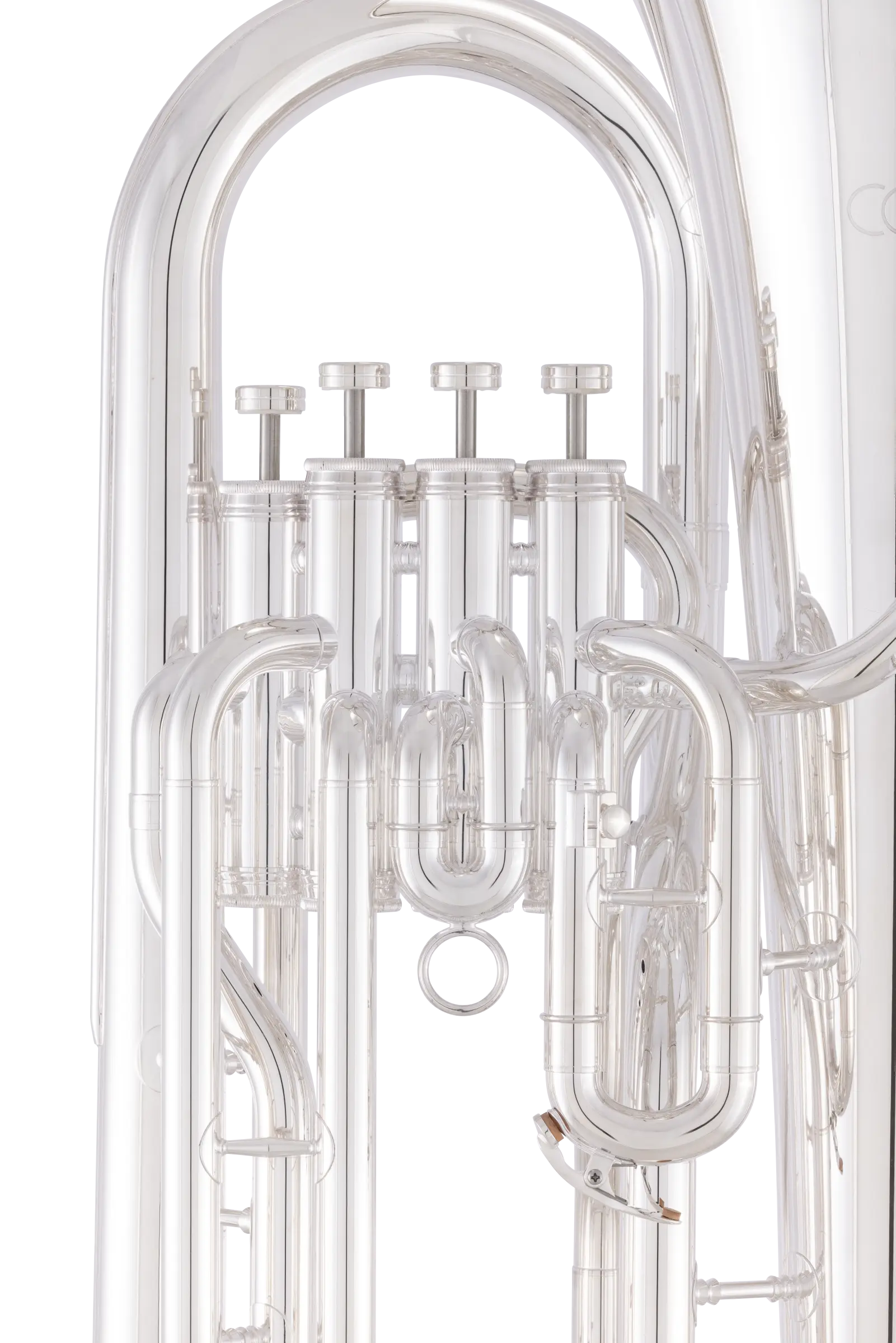 CEU411S Conn Advanced Euphonium - zoomed in