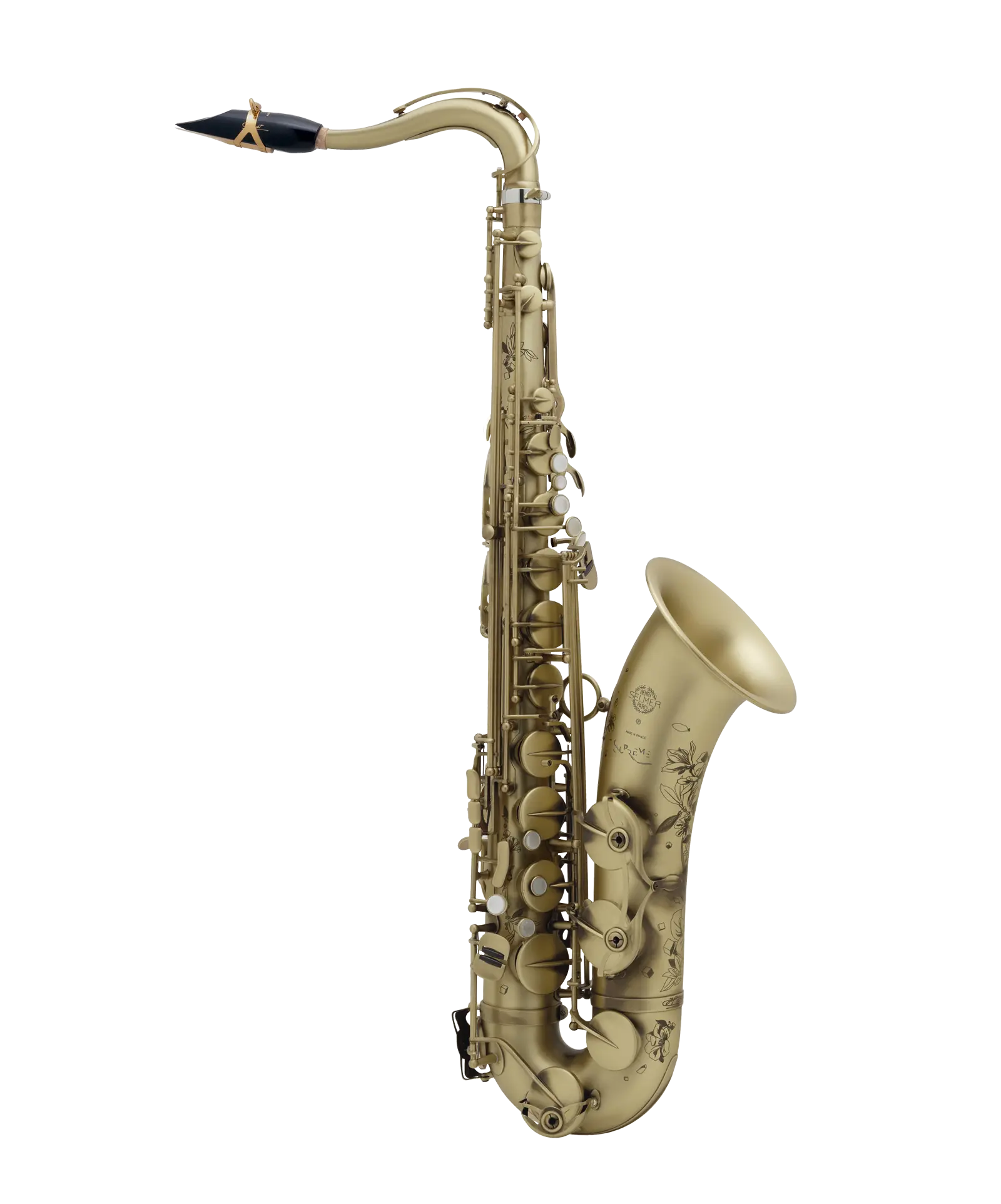 sax ténor Supreme - zoomed in