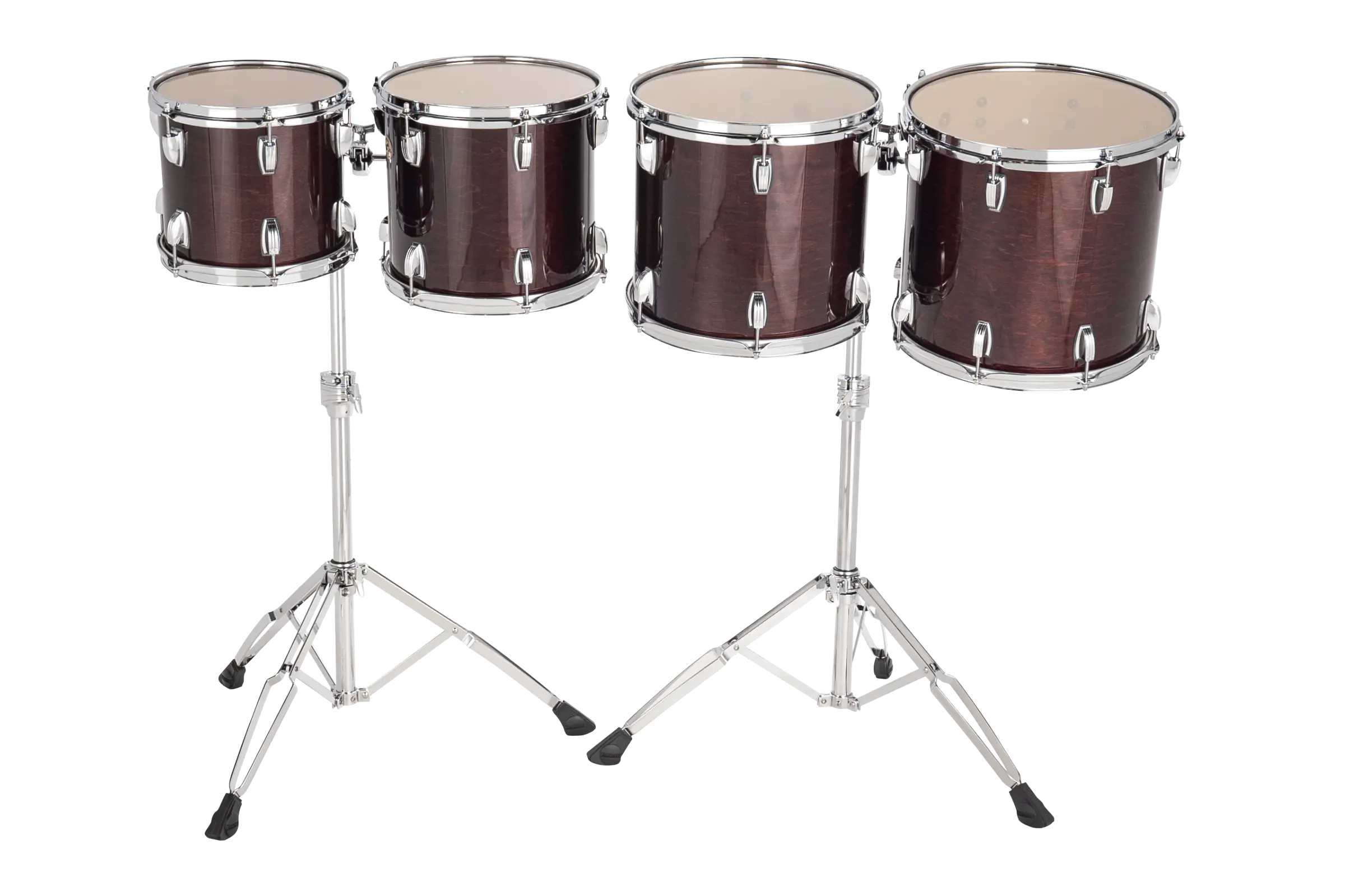 LECTD04TRM Ludwig Concert Double Head Toms Mid Range Mahogany B - zoomed in