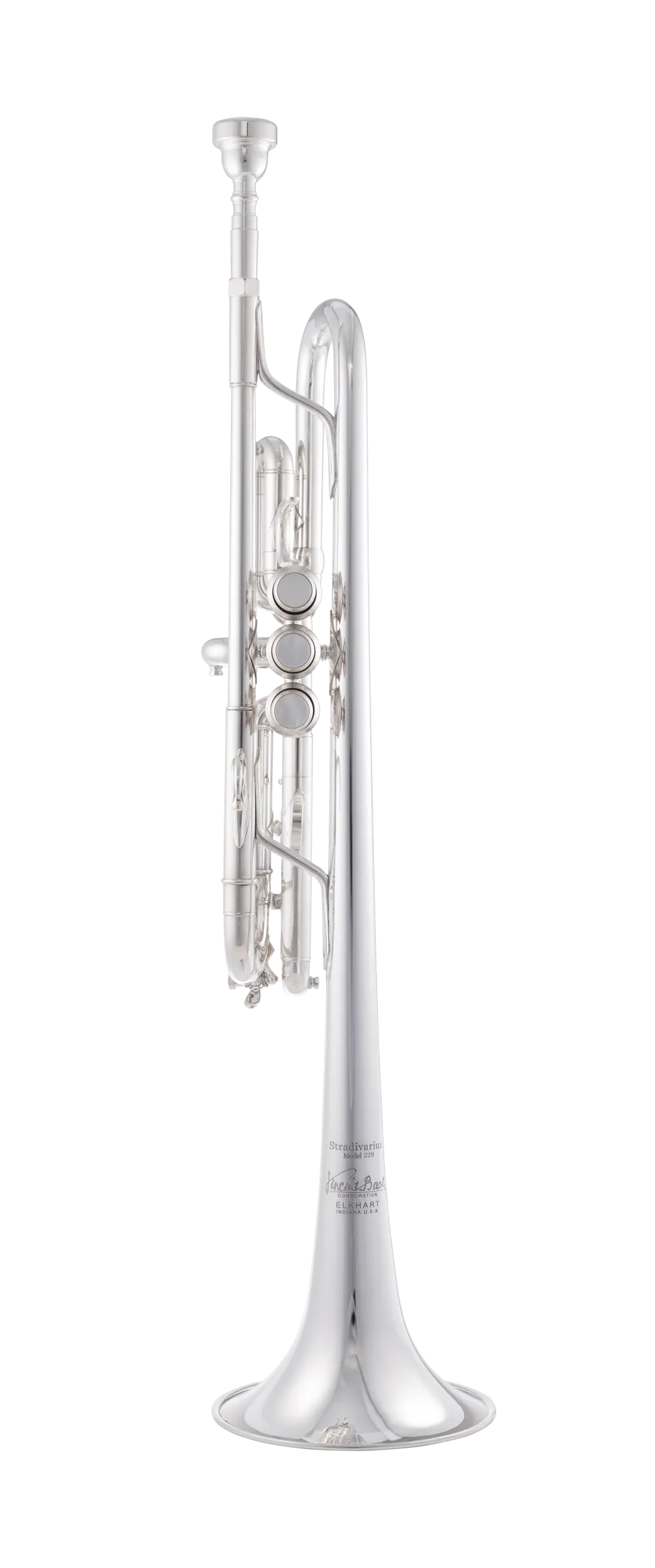 C190SL229X Bach C Trumpet - zoomed in