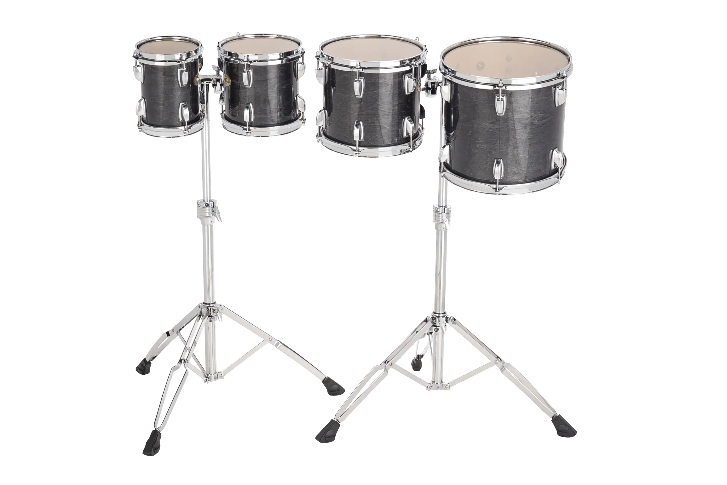 LECTD62TRY Ludwig Concert Toms High Range Charcoal Grey B - zoomed in