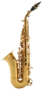 LSC311 Leblanc Beginner Curved Soprano Saxophone Left Profile - thumbnail