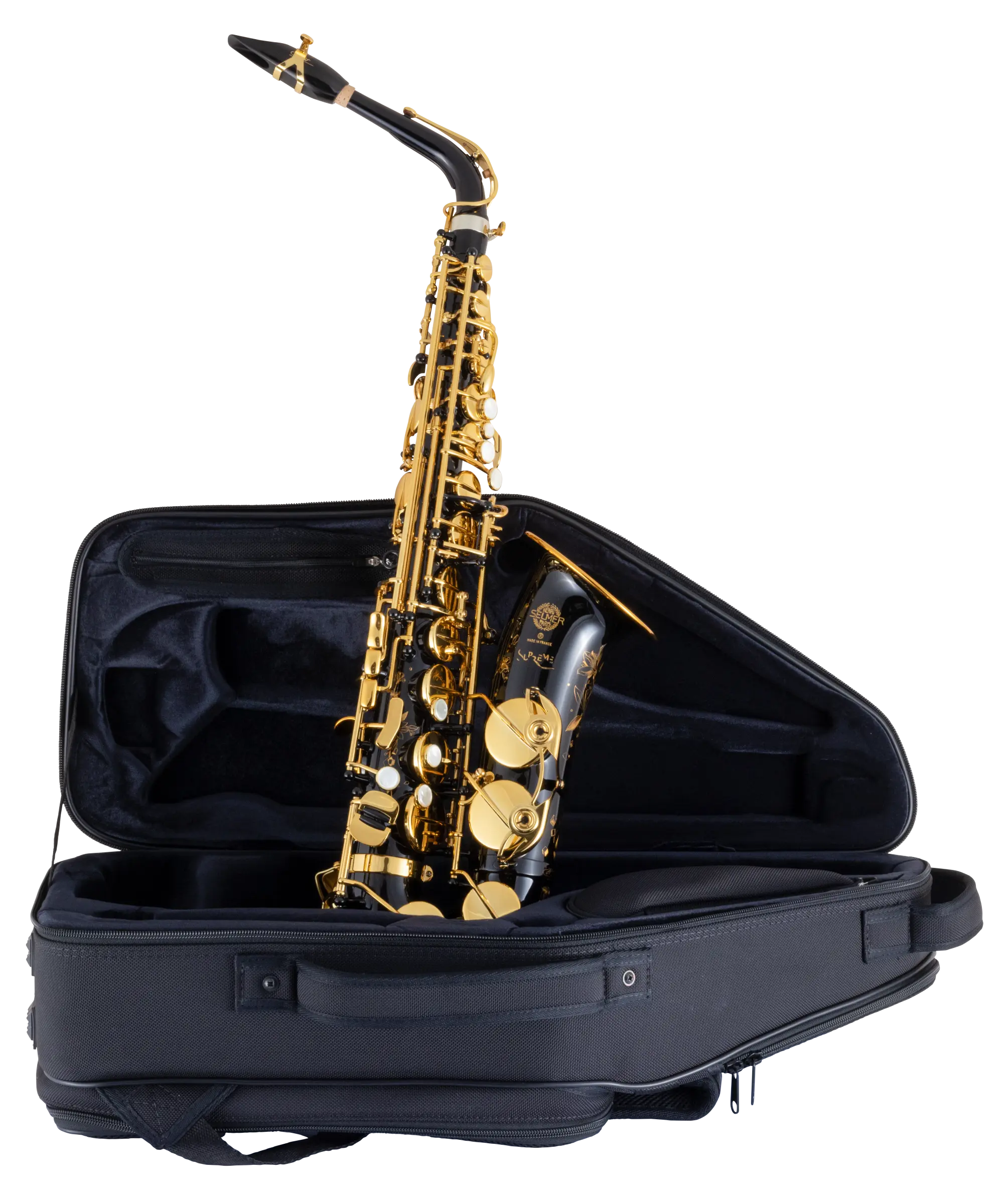 92BL HSP Professional Black Alto Saxophone Ic Fr Hz Fs - zoomed in