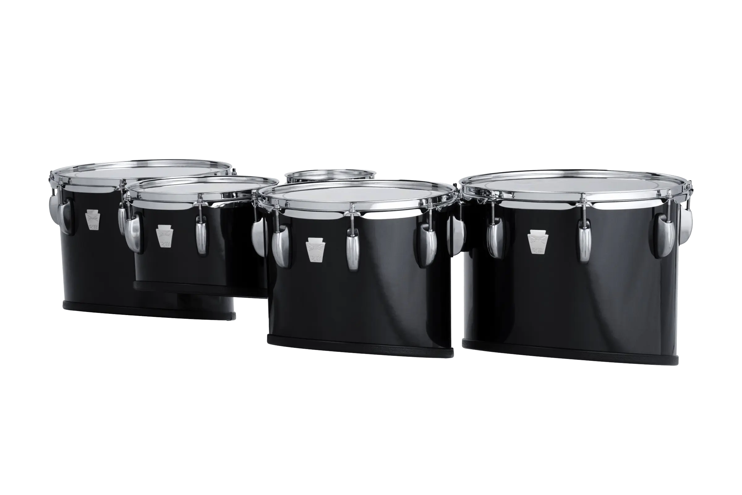 LU2MT60234ACB Ludwig ULT2 LG QUINT TENORS BLACK - zoomed in