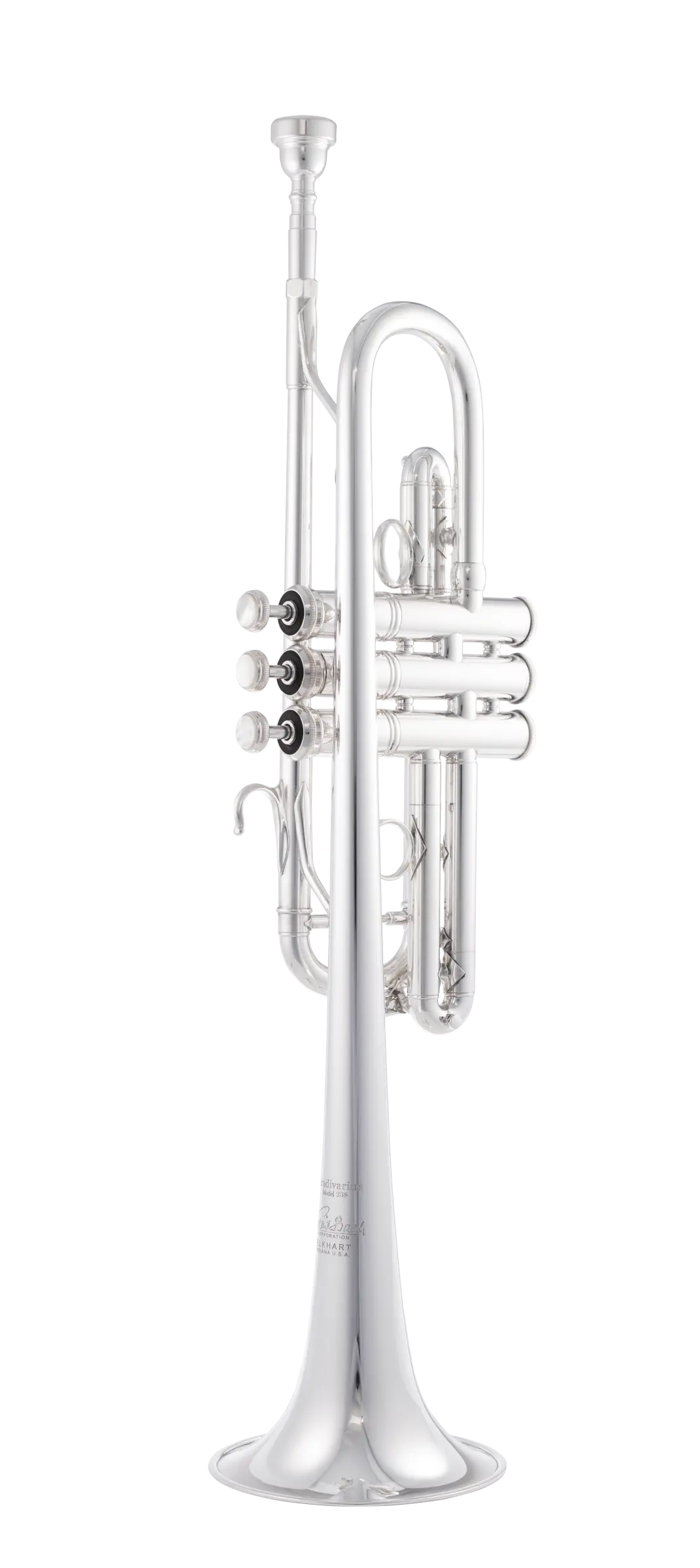 C190SL238VF Bach C Trumpet - zoomed in