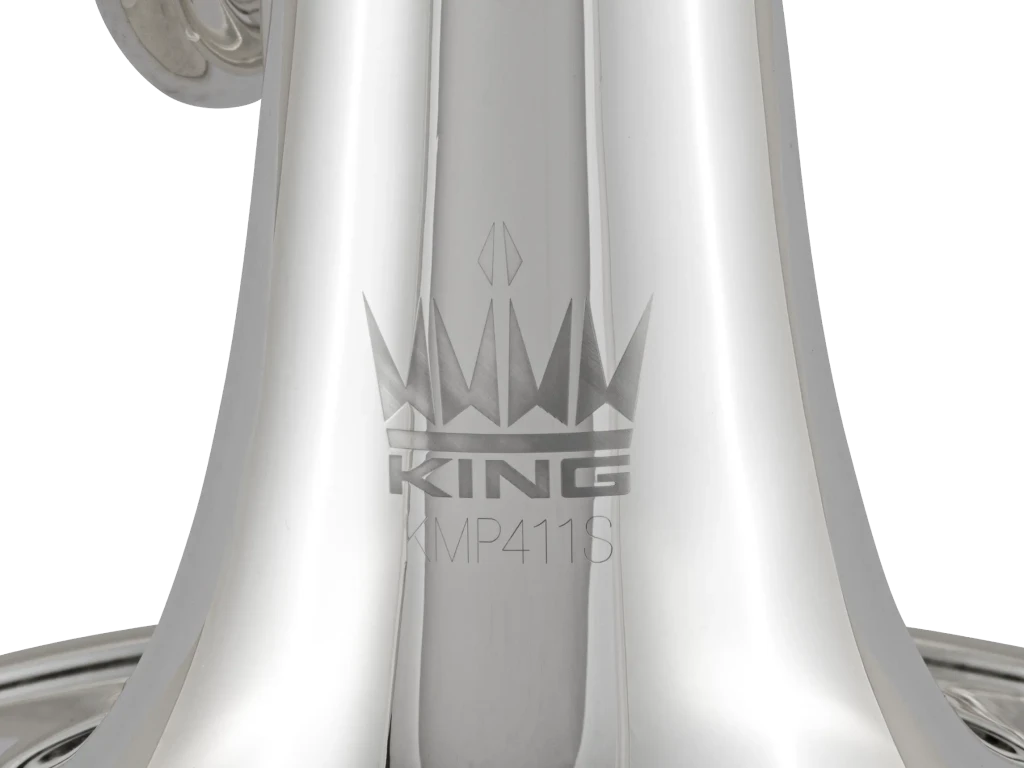 KMP411S King Silver Marching Mellophone In Sd Hz Xcu