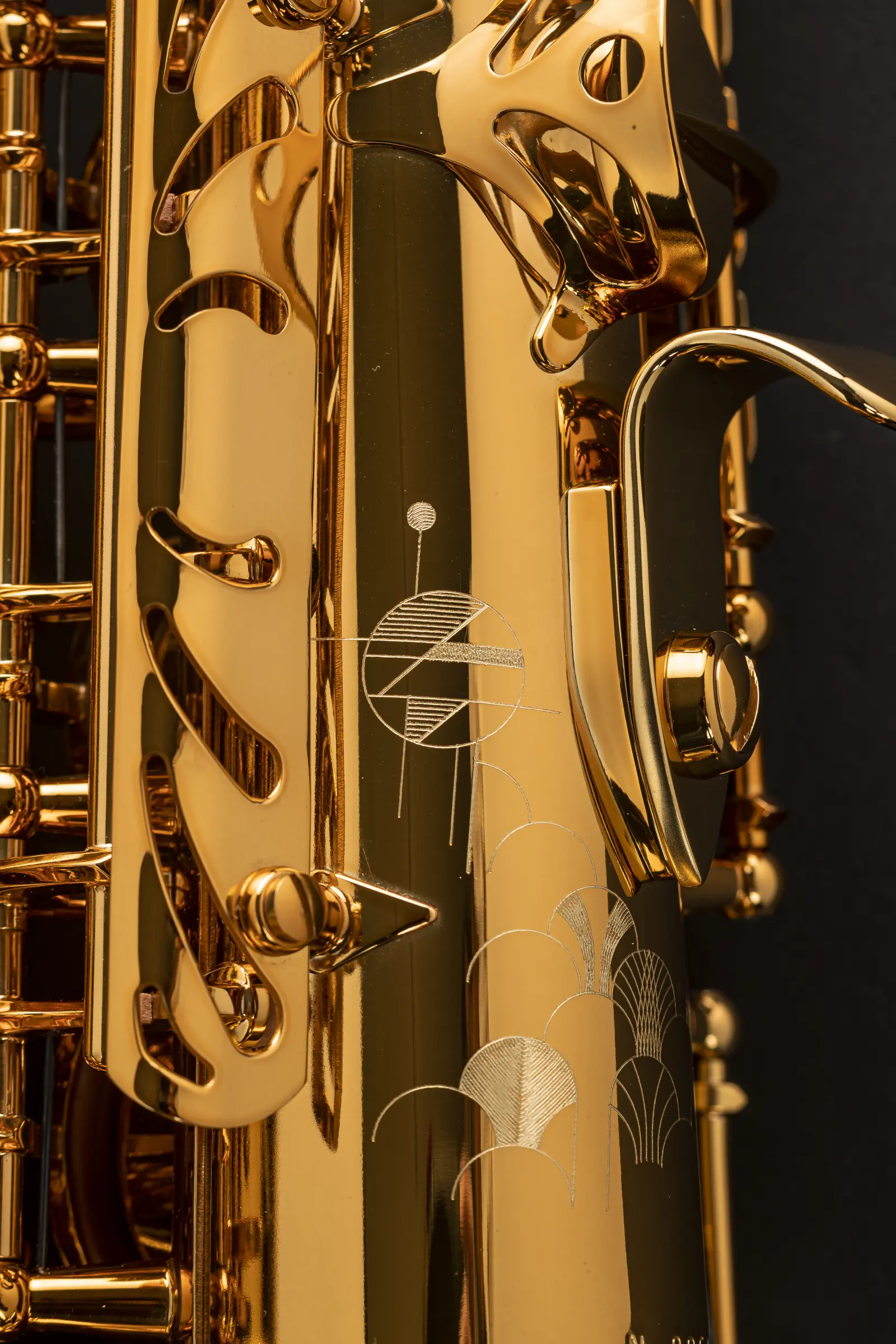 82SIG Selmer Professional Alto Saxophone ArtShot - zoomed in