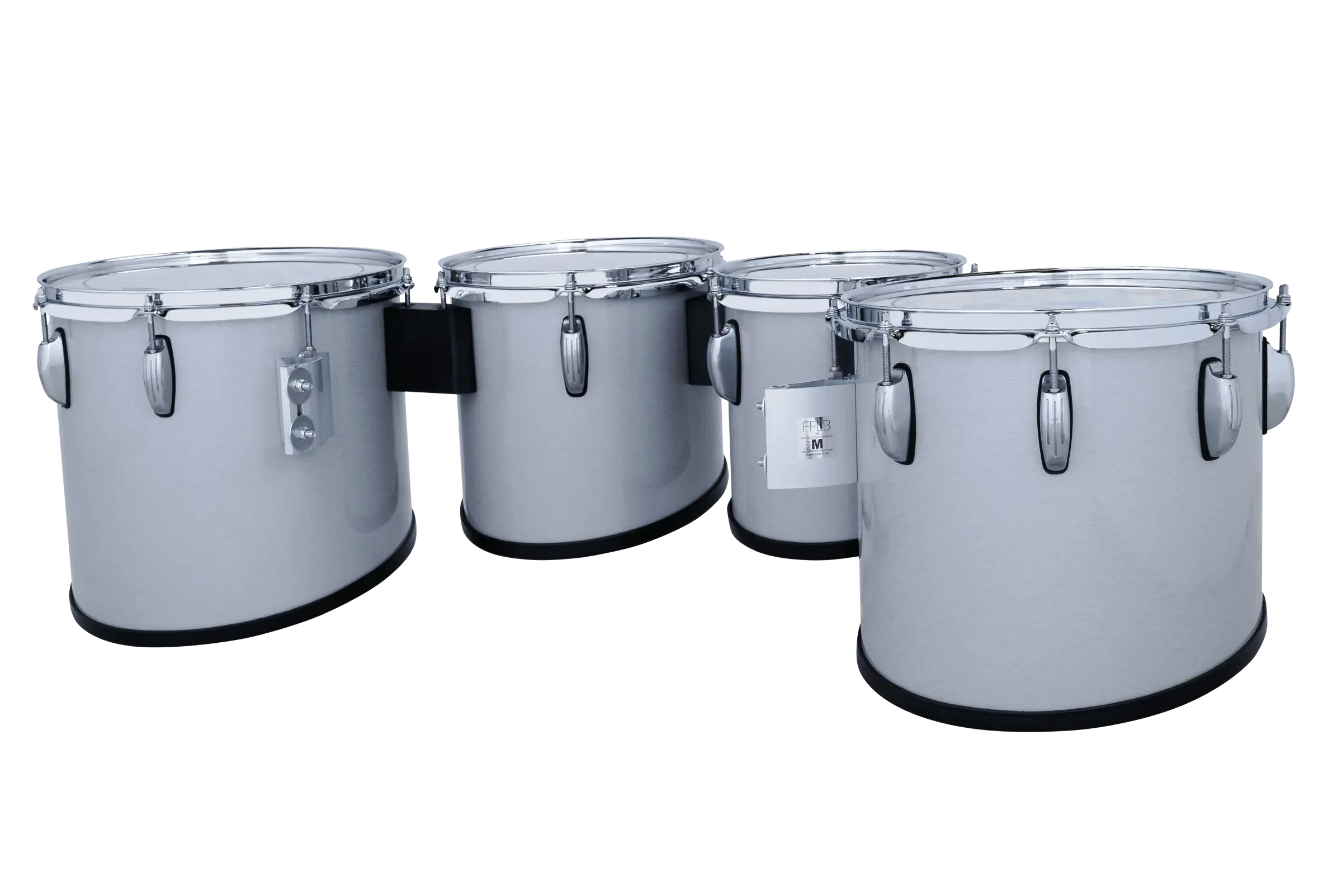 LU2MT8023ACG Ludwig Ultimate 2 SM Quad Tenors Gray Cortex - zoomed in