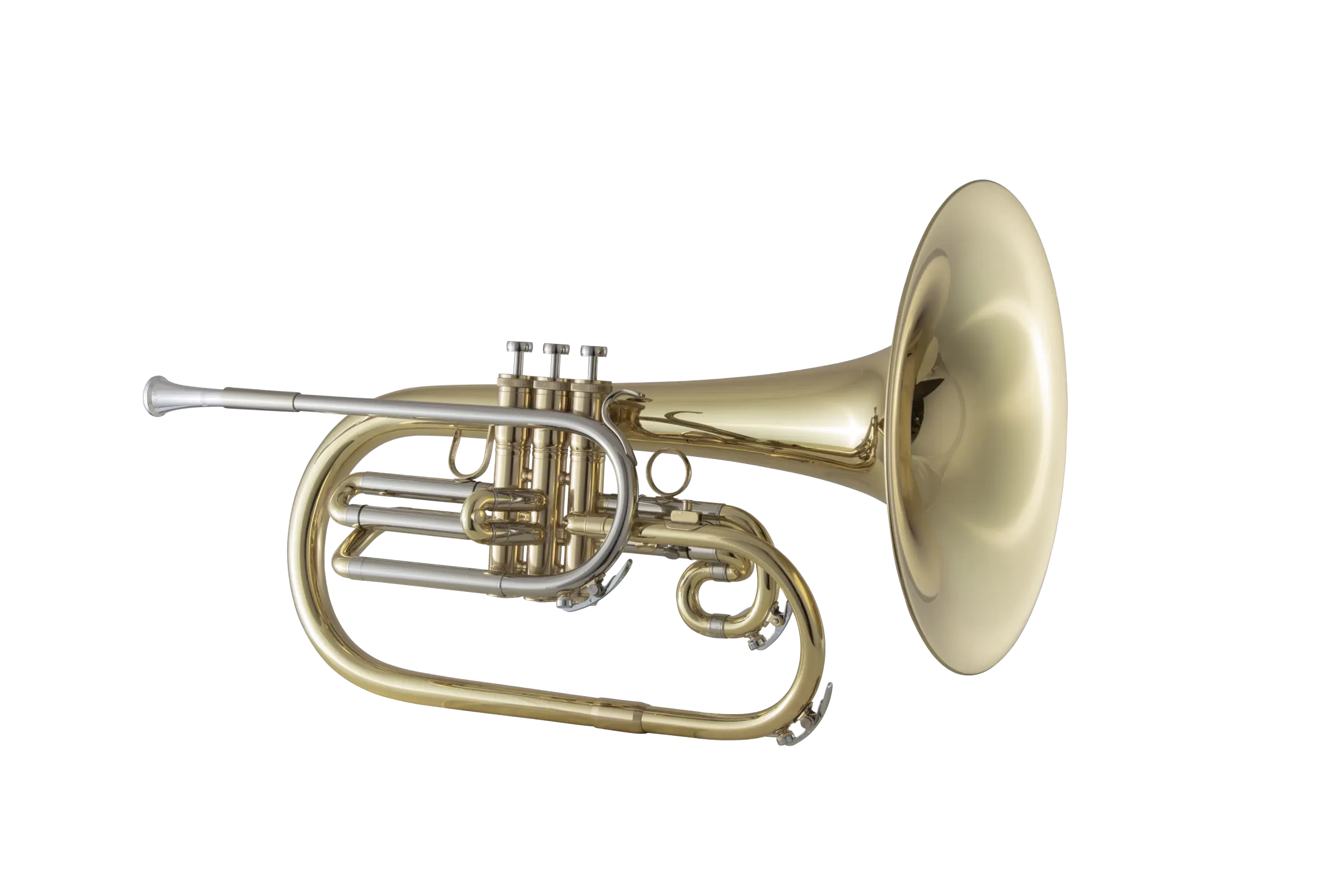 KMP611 King Standard Stepup Mellophone - zoomed in