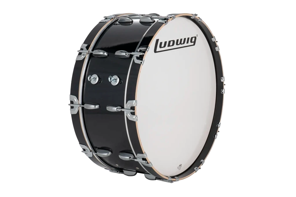 LUSB26PB Ludwig 10x26 Ultimate Scotch Bass Black