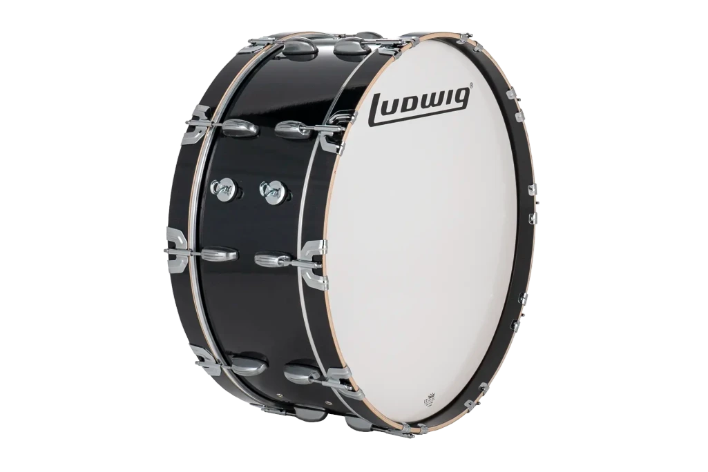 LUSB26PB Ludwig 10x26 Ultimate Scotch Bass Black