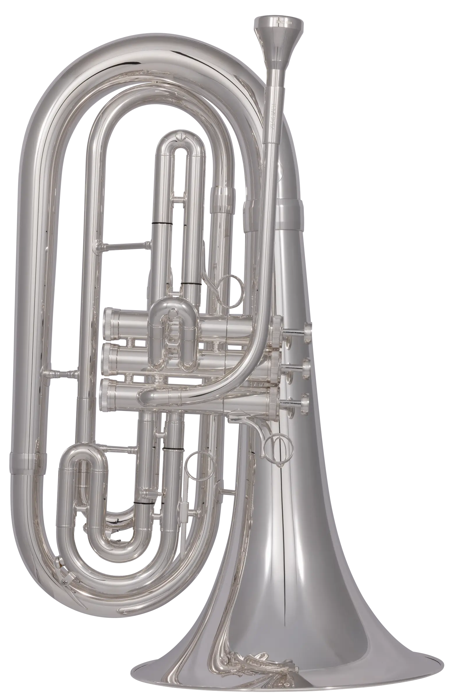 KMB612S King Professional Marching Baritone - zoomed in