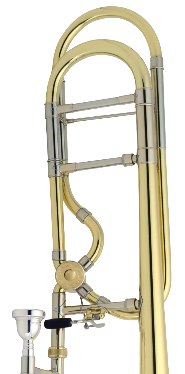 A47BO Bach Stradivarius Artisan OpenWrap FRotor Professional YellowBrass 1 - zoomed in