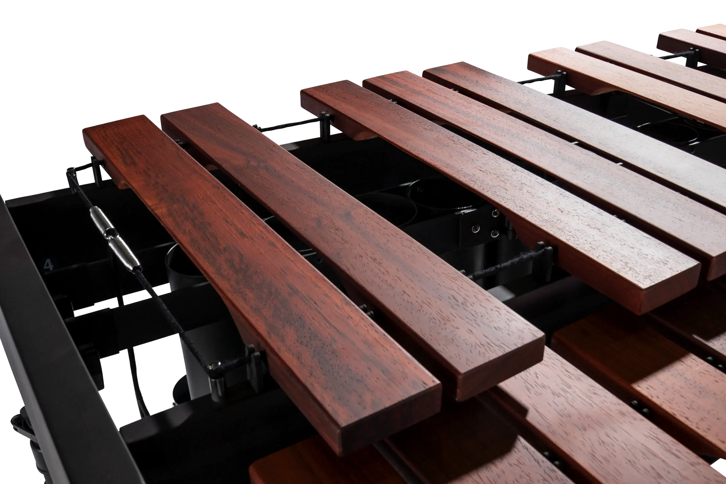 MSPM550 Musser Studio Series Padauk Marimba - zoomed in