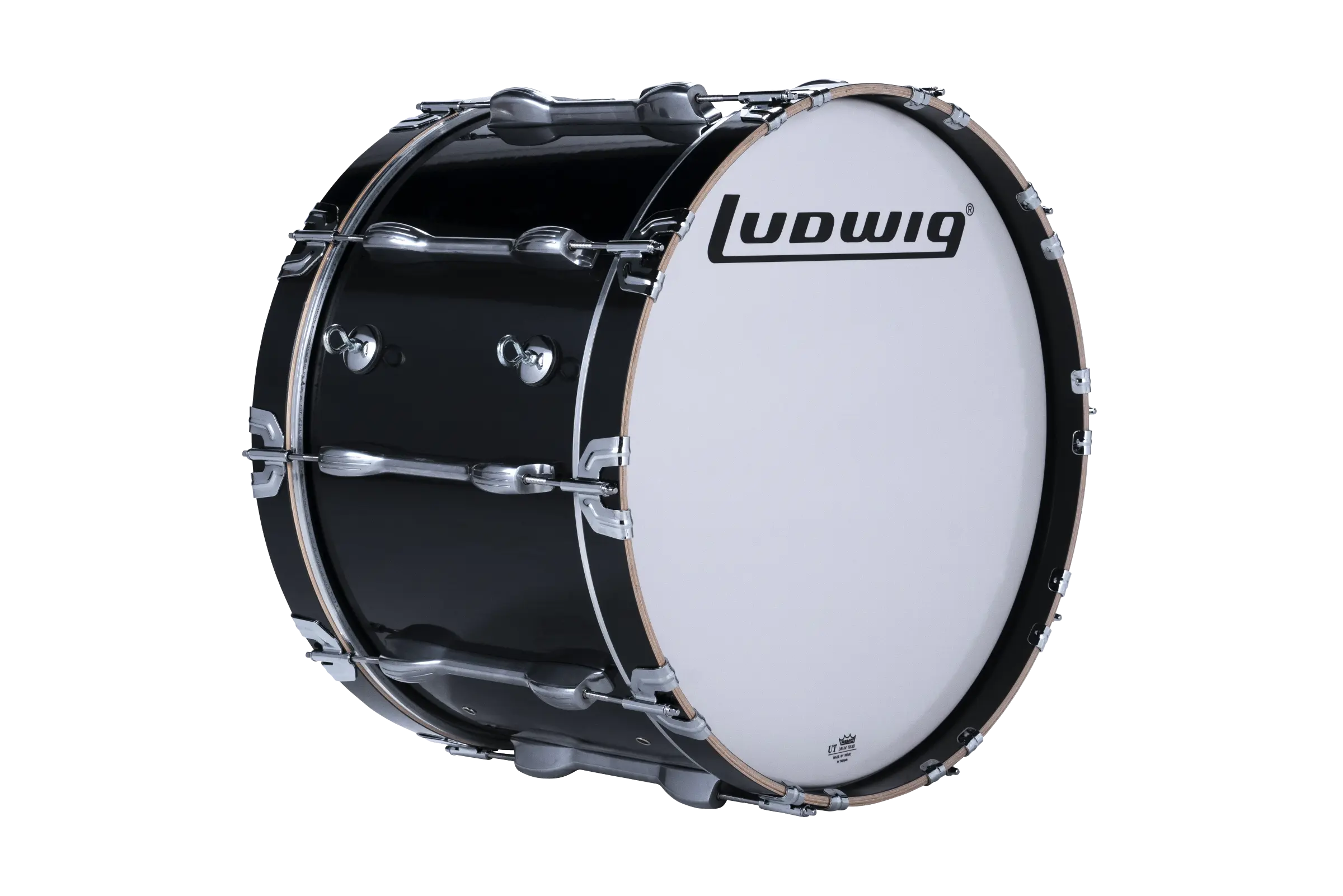 LU2MB22ACB Ludwig 14X22 ULT2 BASS DRUM BLACK - zoomed in