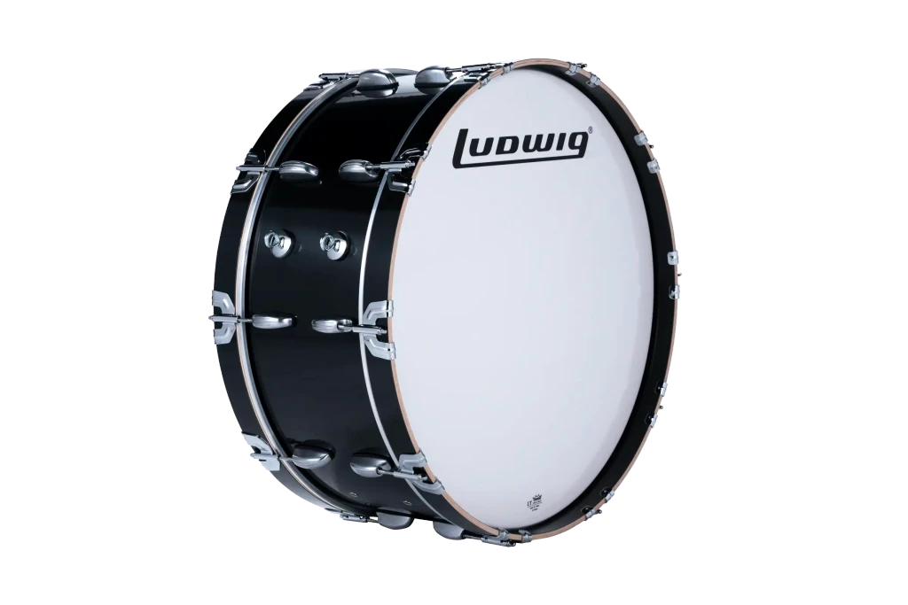 LU2SB26ACB Ludwig 10X26 ULT2 SCOTCH BASS BLACK