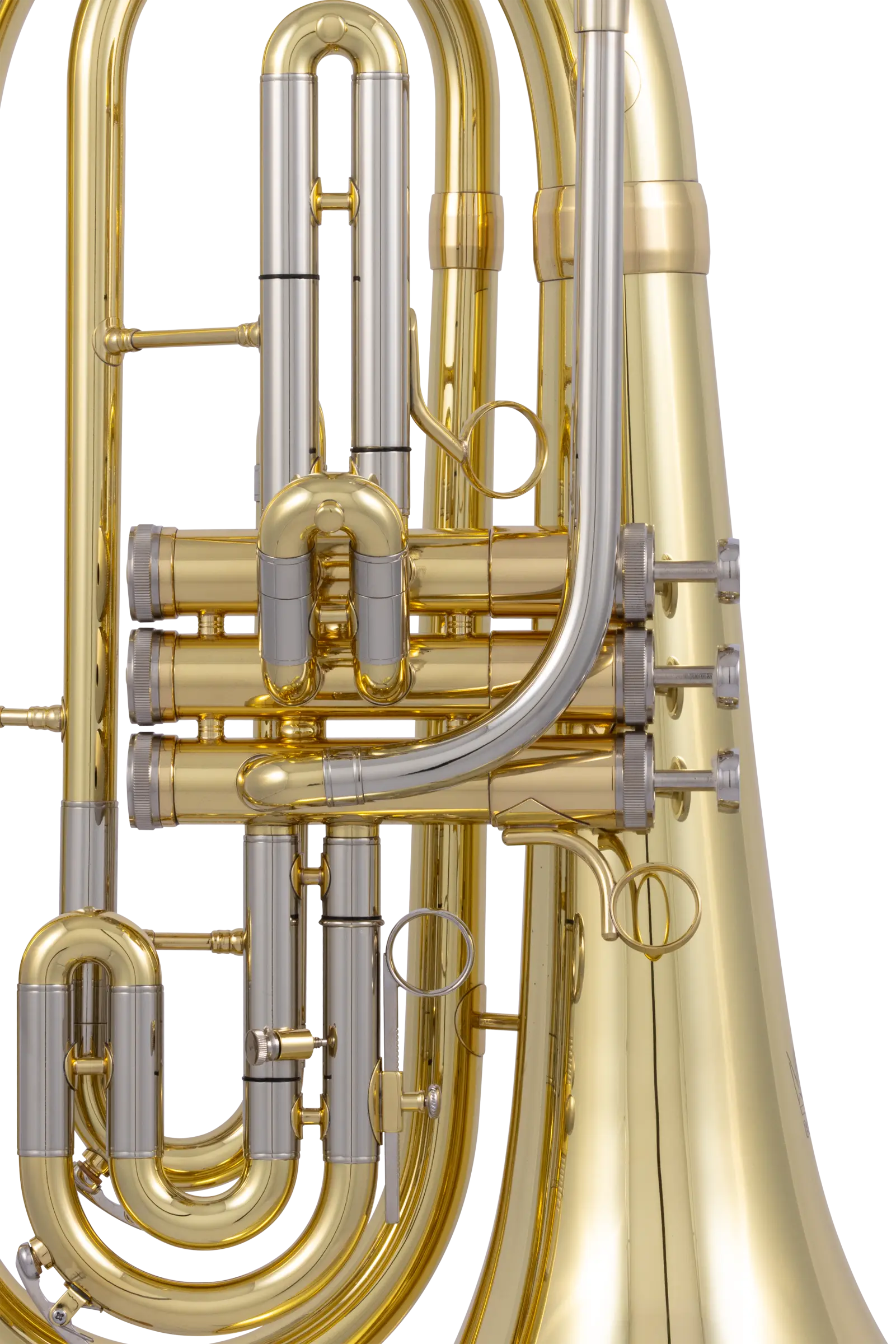 KMB612 King Professional Marching Baritone - zoomed in