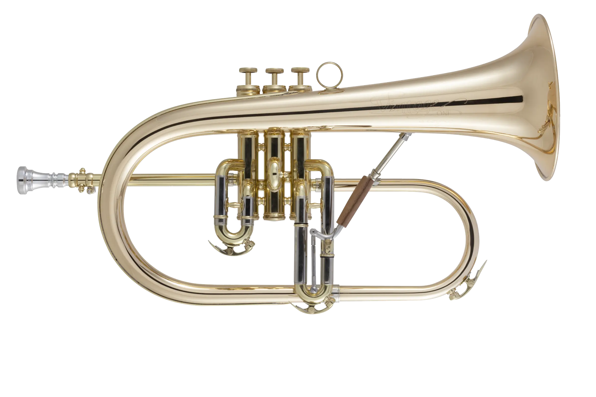 1FG Conn Professional Flugel Horn - zoomed in