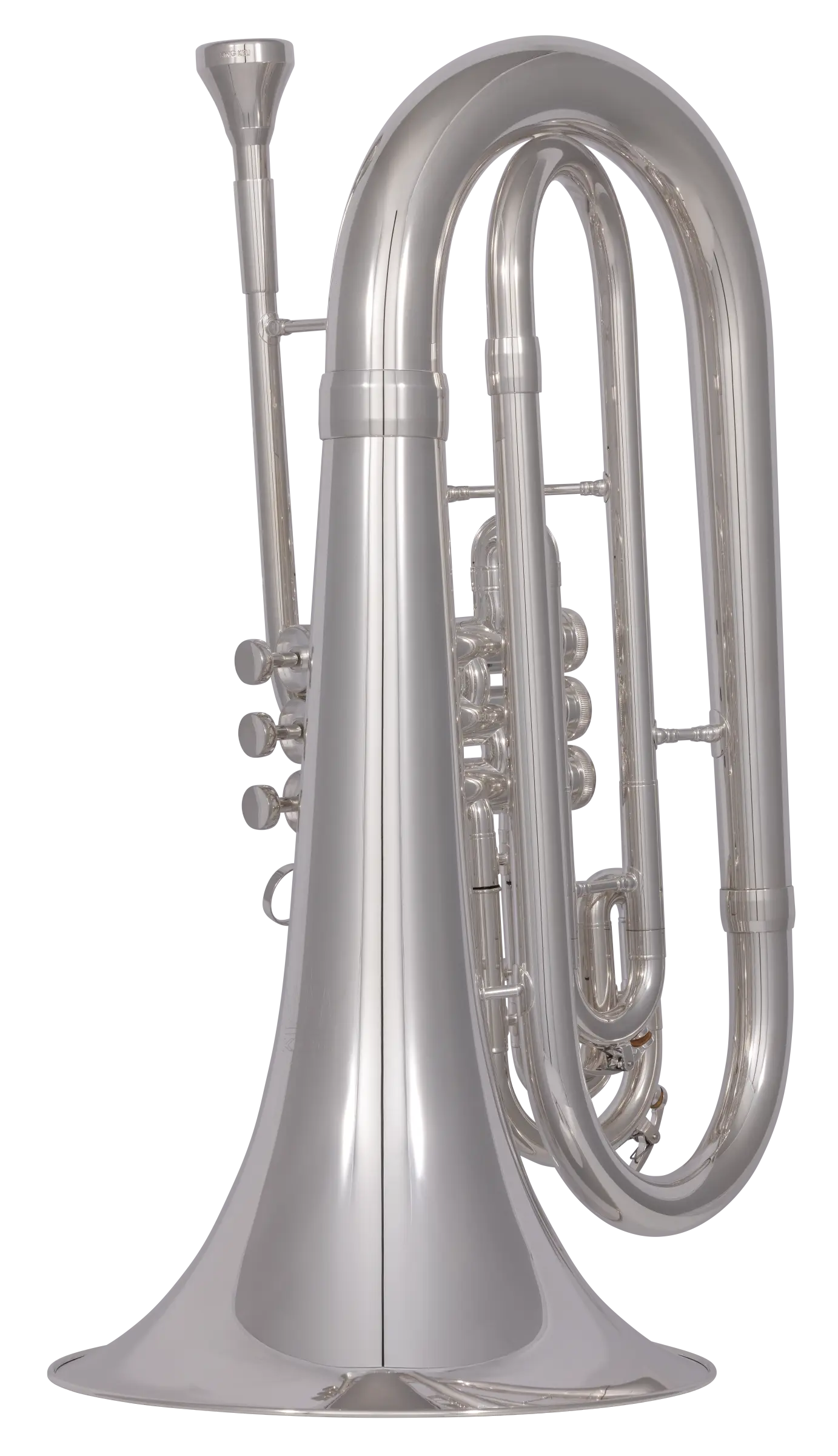 KMB612S King Professional Marching Baritone - zoomed in