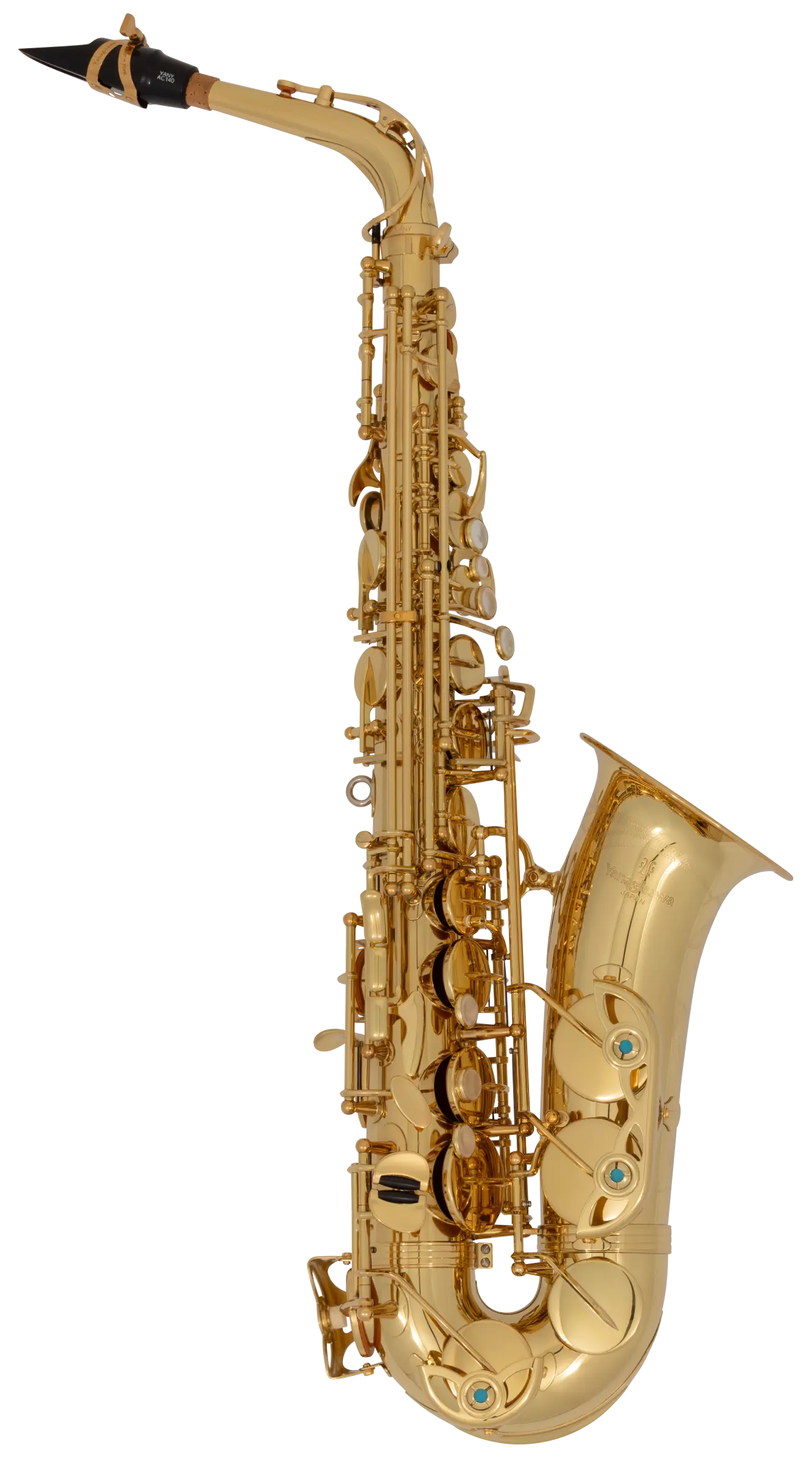 AWO1 Yaganisawa Professional Alto Saxophone - zoomed in