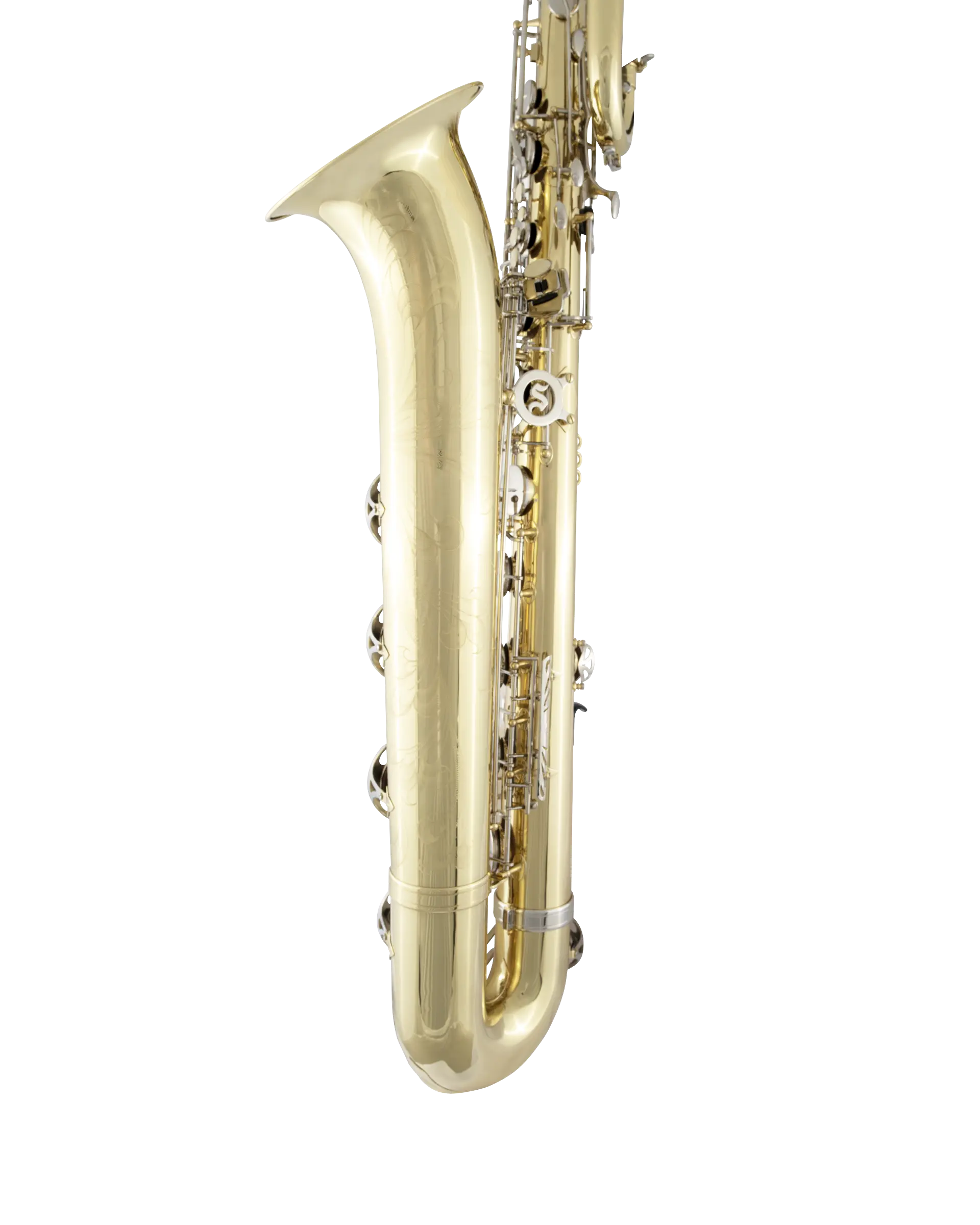 SBS311 Selmer Student BaritoneSaxophone E - zoomed in