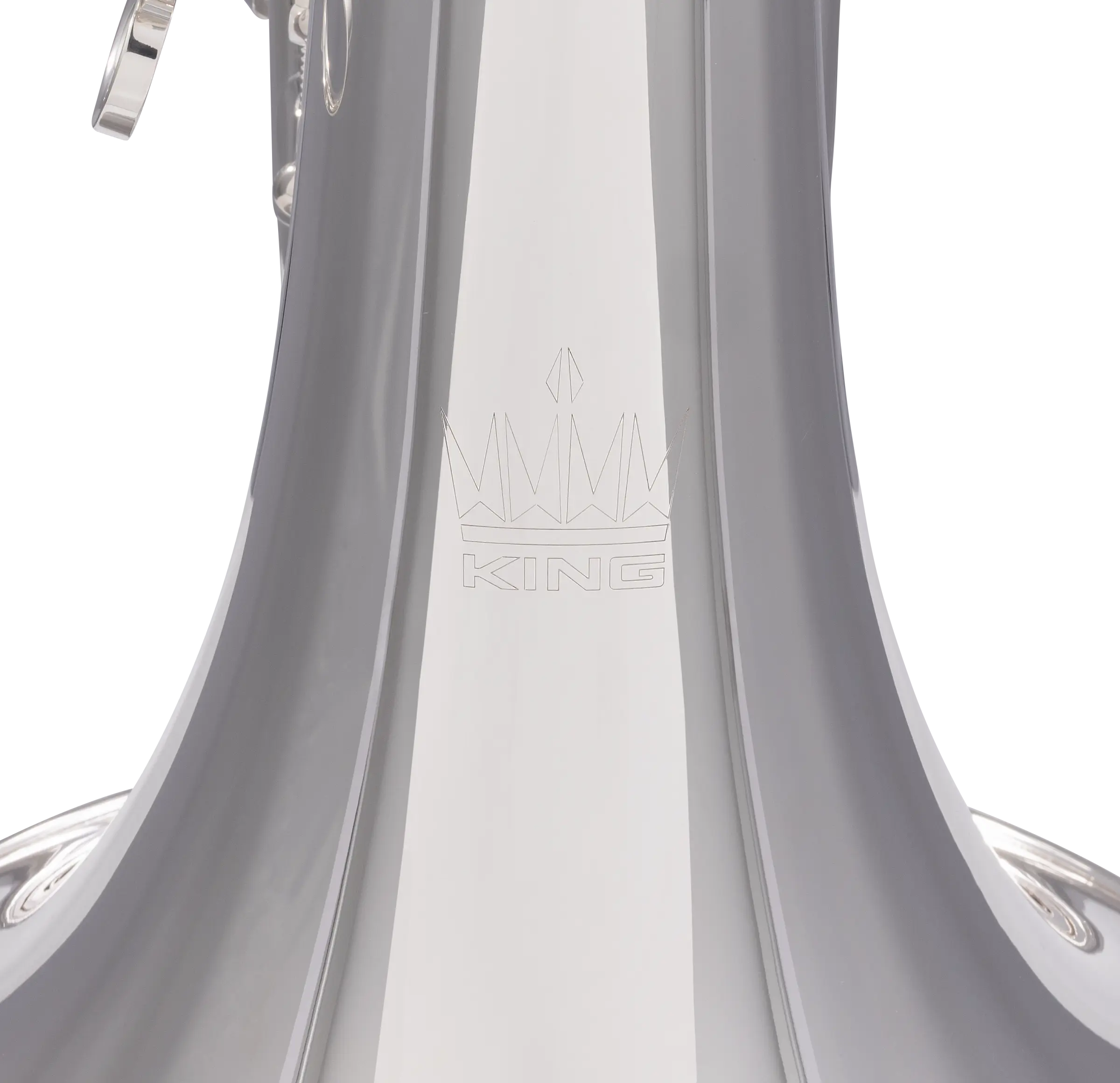 KMB612S King Professional Marching Baritone - zoomed in
