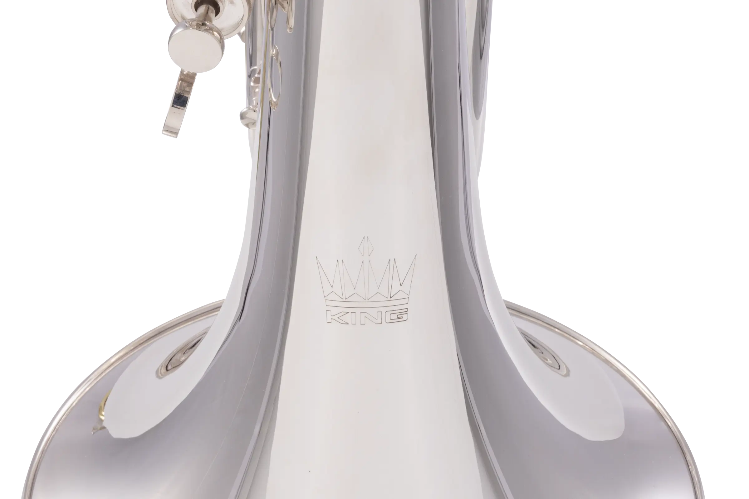 KMB611S King Professional Marching Baritone - zoomed in