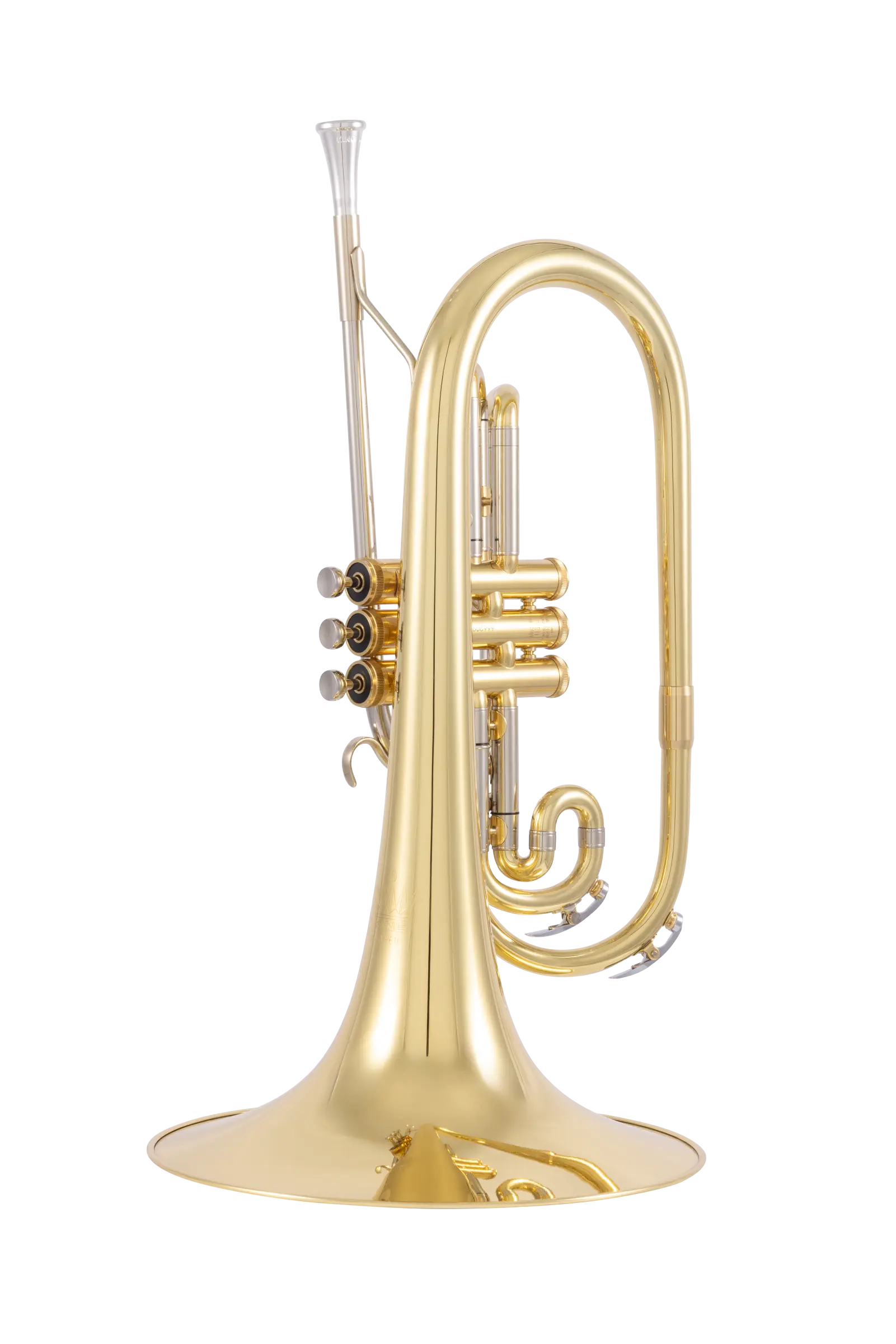 KMP611 King Professional Marching Mellophone - zoomed in