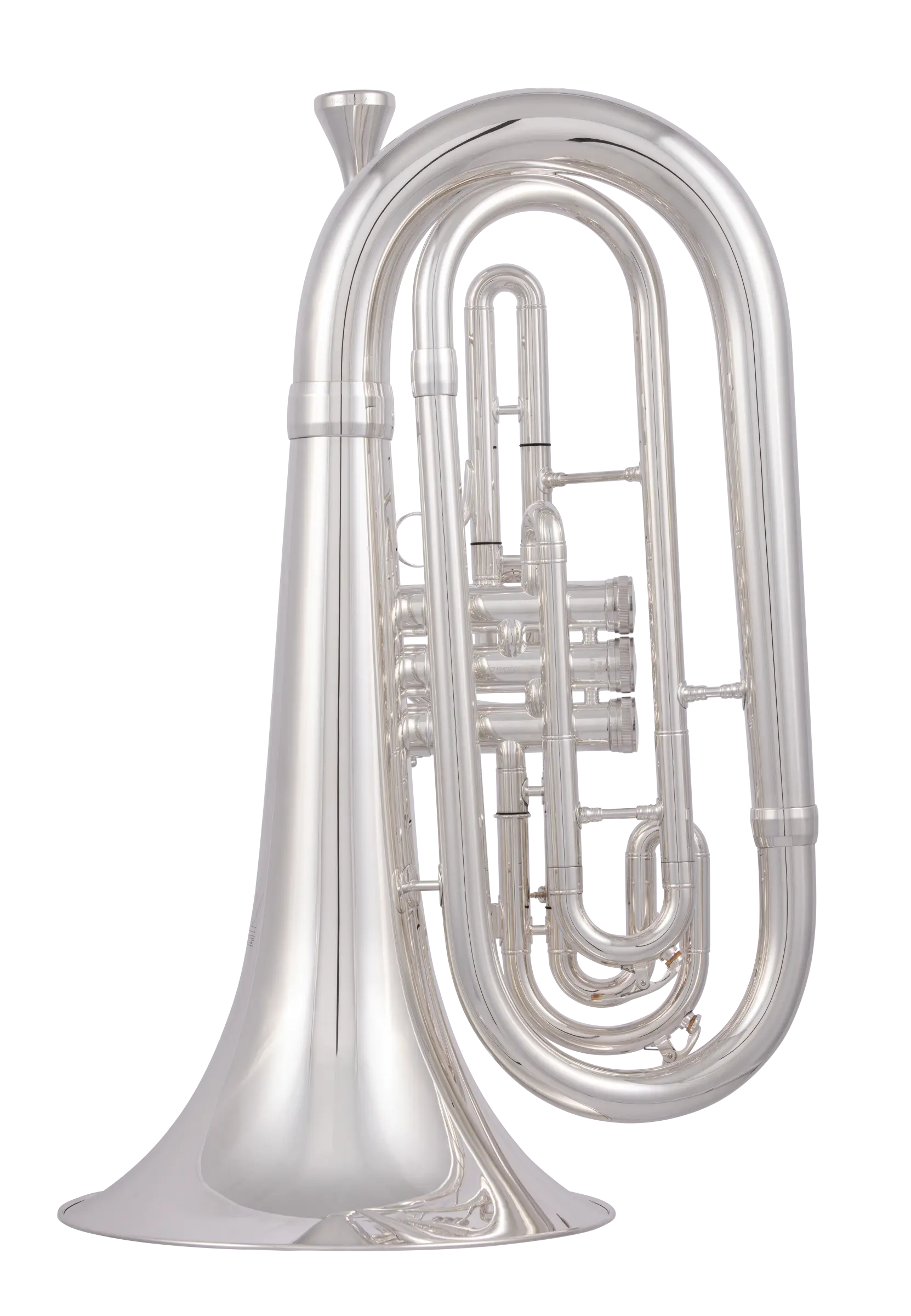 KMB611S King Professional Marching Baritone - zoomed in