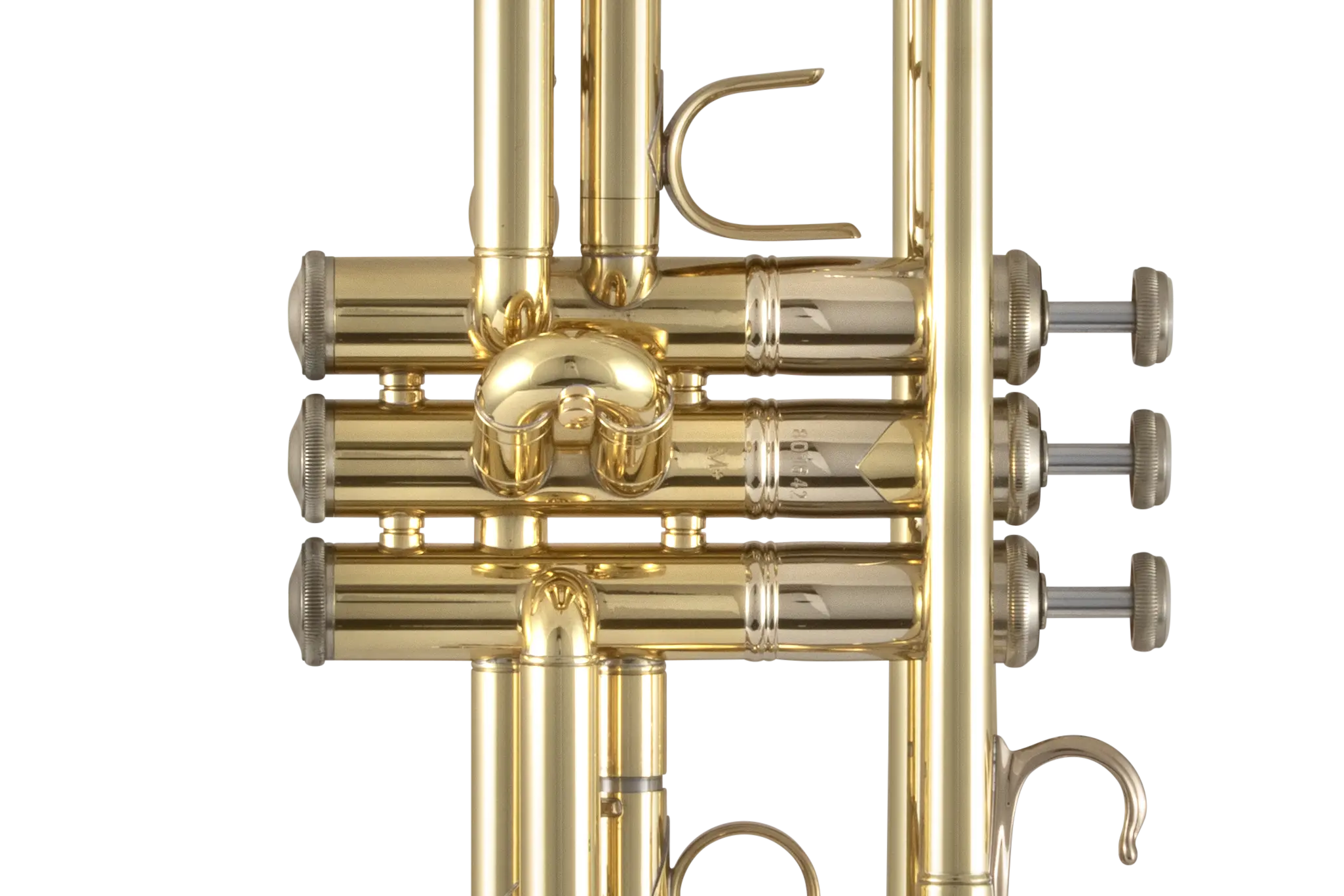 190M37X Bach Standard Professional BflatTrumpet - zoomed in