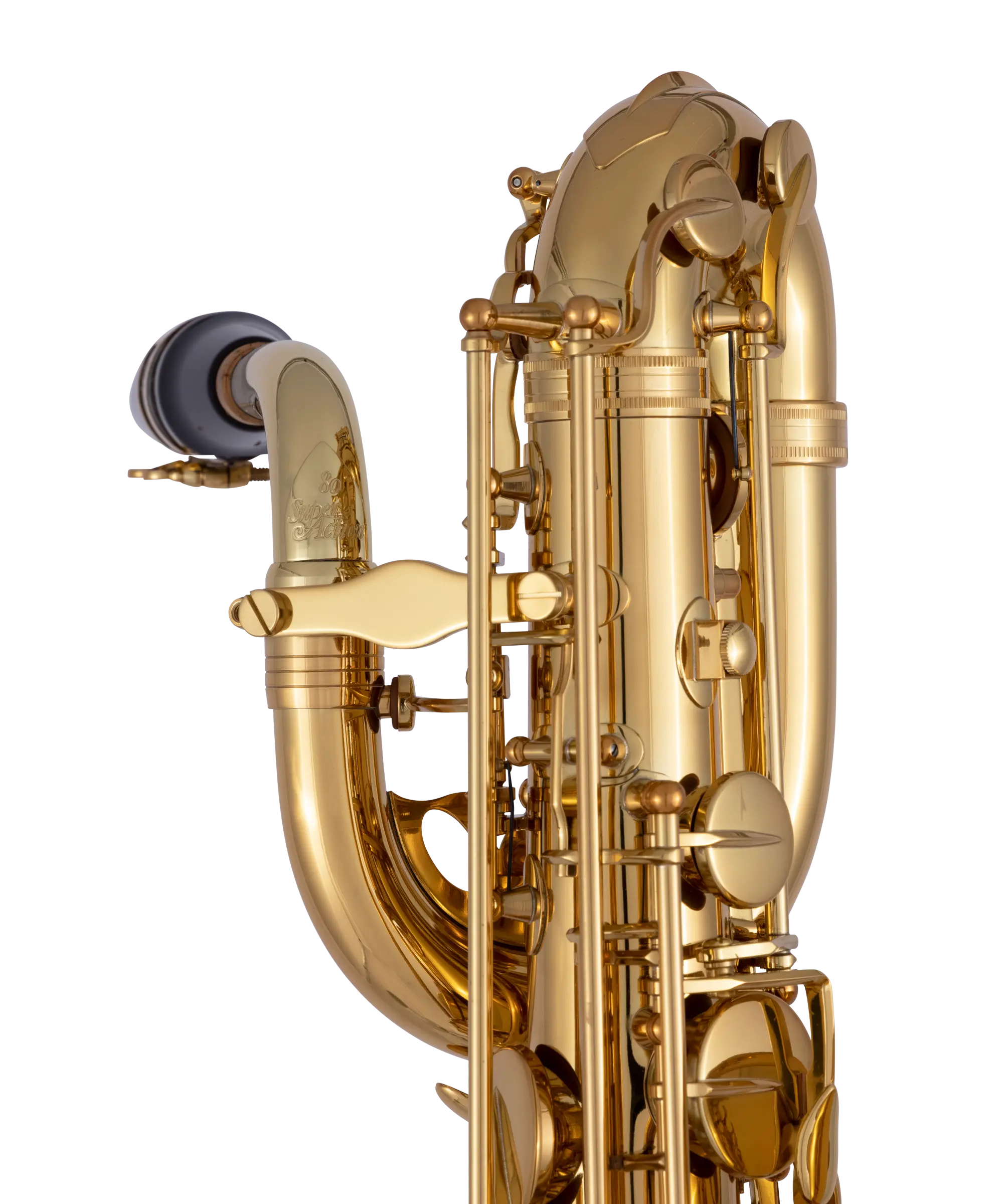 SBS711 Selmer Professional Baritone Saxophone - zoomed in