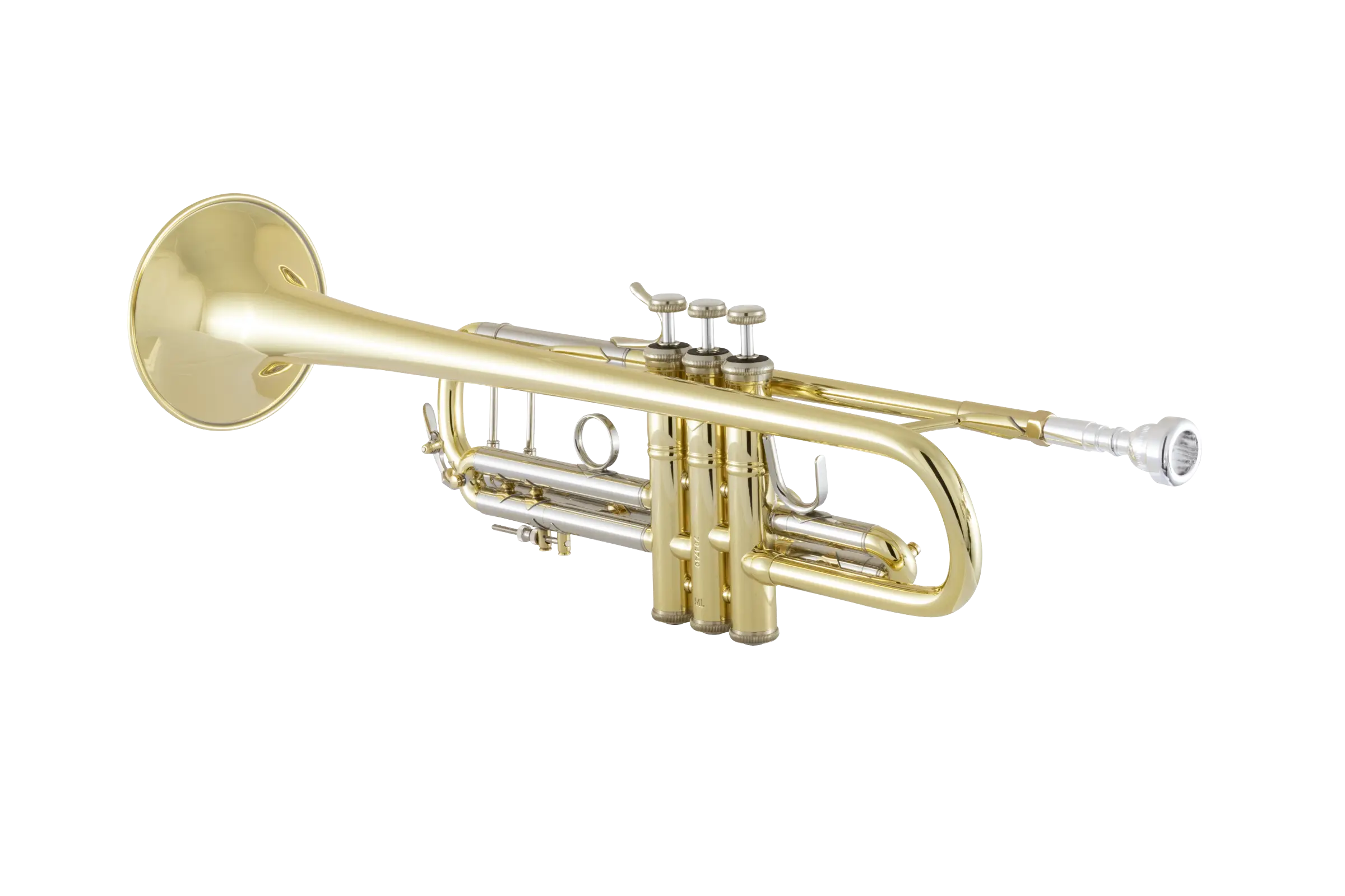 18043 Bach Professional Trumpet - zoomed in