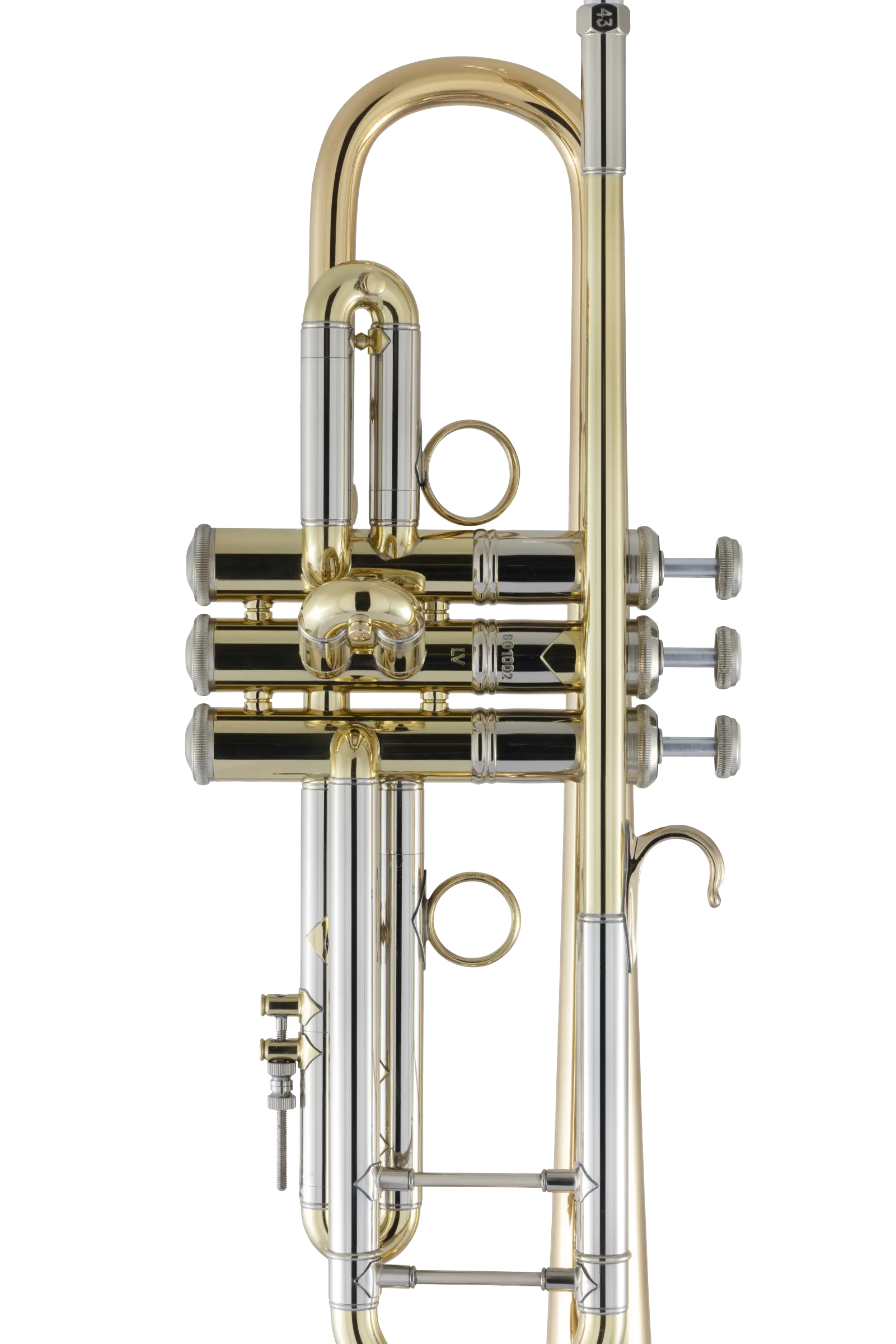 190L65GV Bach Professional Trumpet - zoomed in