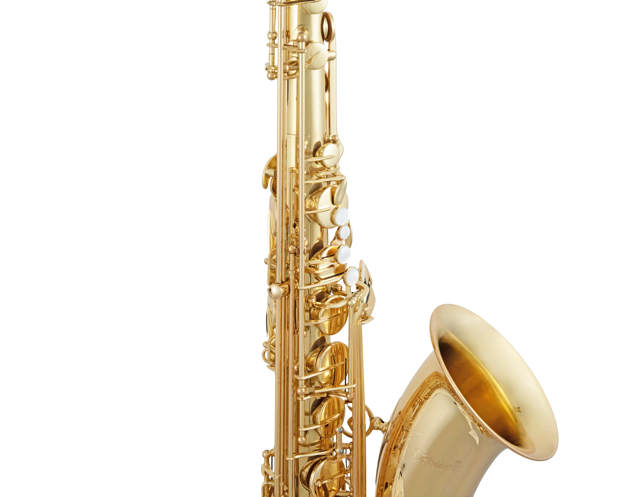 STS511 Selmer Standard Intermediate Tenor Saxophone In Fr Vr - zoomed in