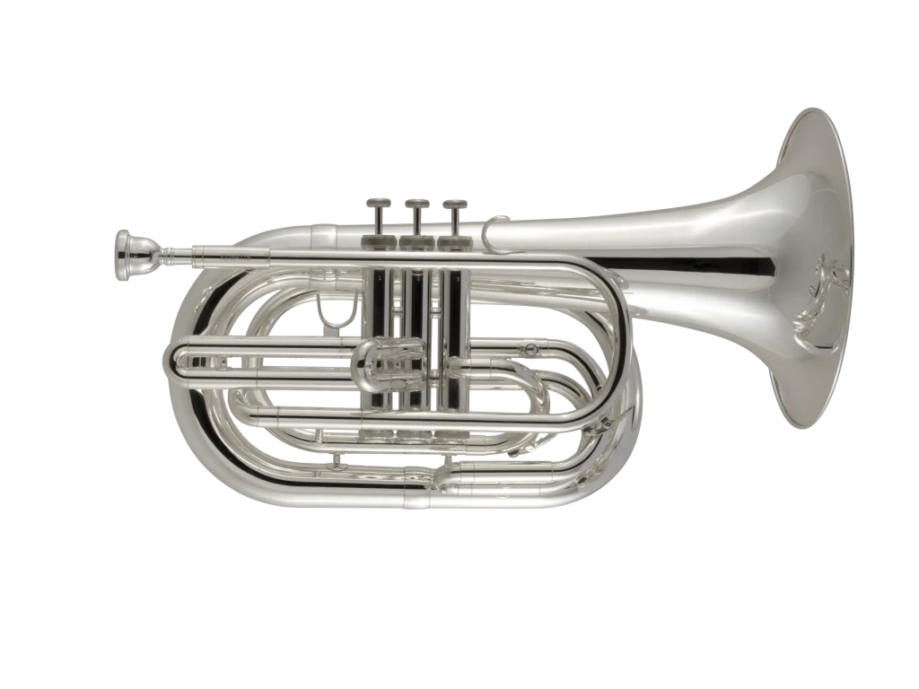 KMB411S King Silver Marching Baritone In Fr Hz Fs