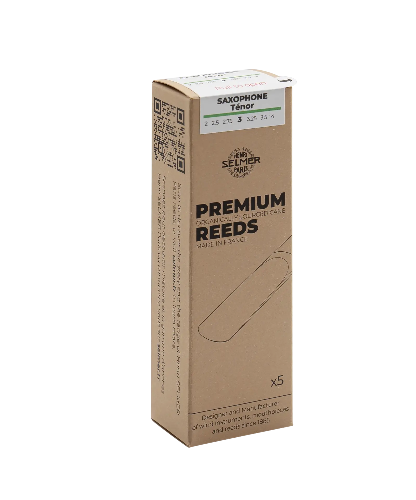 1056966 Selmer Paris Tenor Saxophone Reed - zoomed in