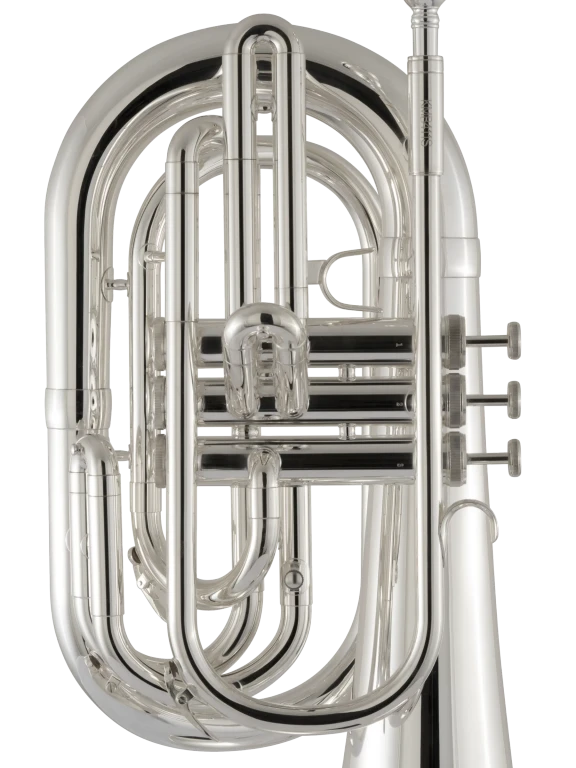 KMB411S King Silver Marching Baritone In Fr Vr Ms