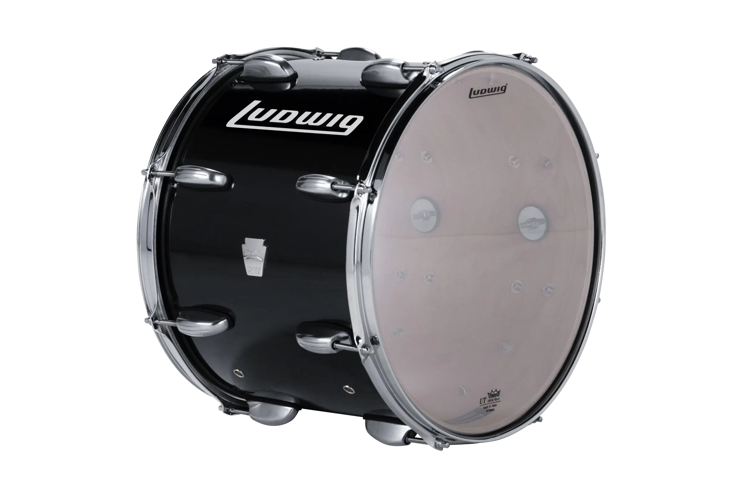 LU2CT15ACB Ludwig 12X15 ULT2 CHEST TENOR BLACK - zoomed in