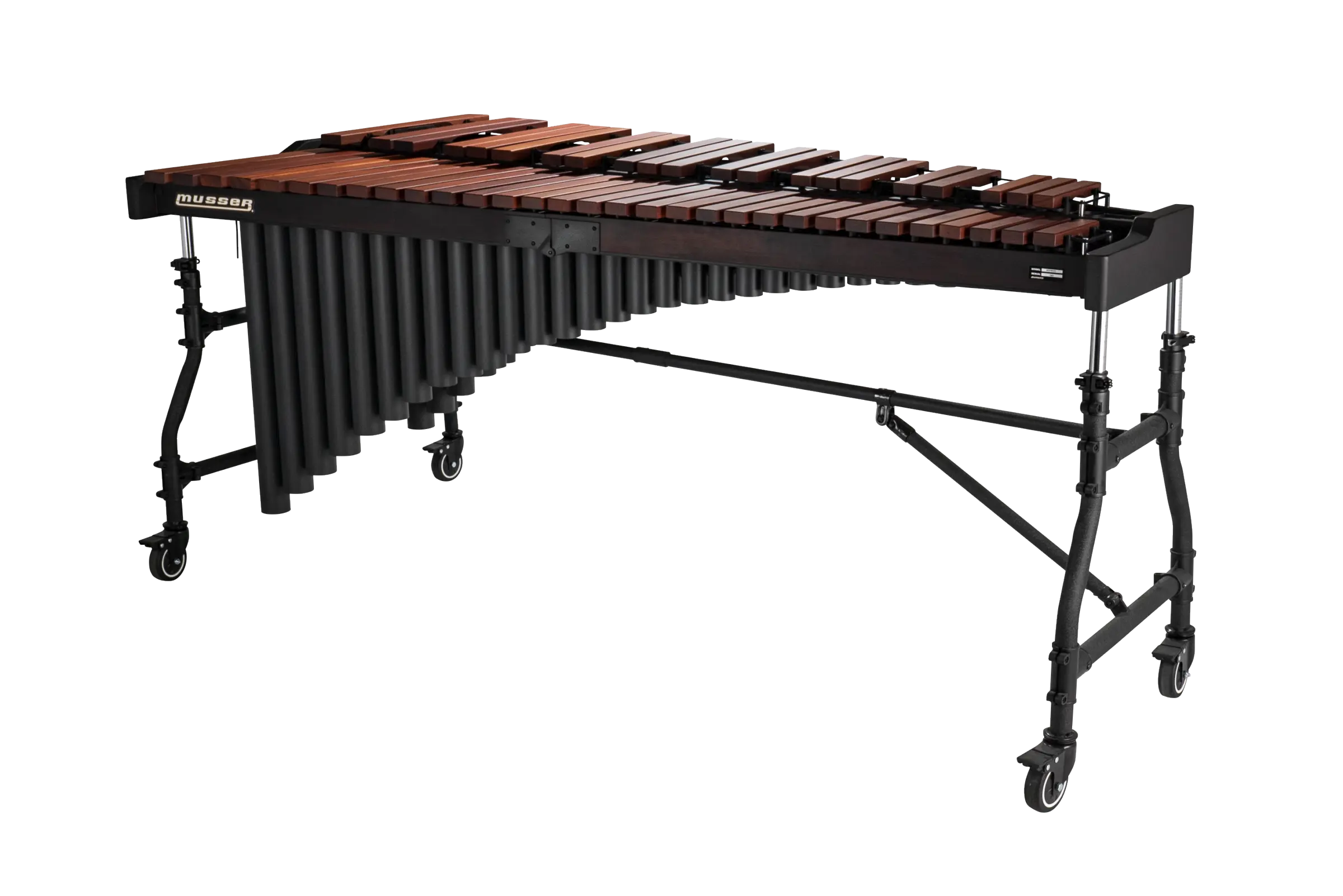 MSPM543 Musser Studio Series Padauk Marimba - zoomed in
