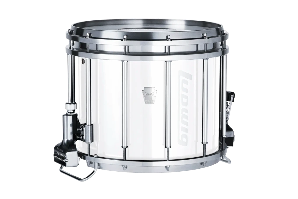 LU2MS24ACW Ludwig 12X14 ULT2 SNARE DRUM WHITE