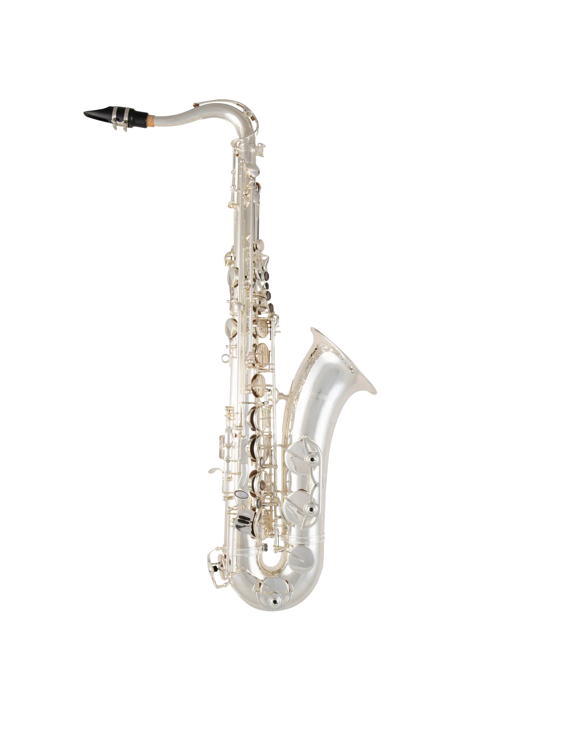 STS511S Selmer Silver Intermediate tenor Saxophone In Fr Vr - zoomed in