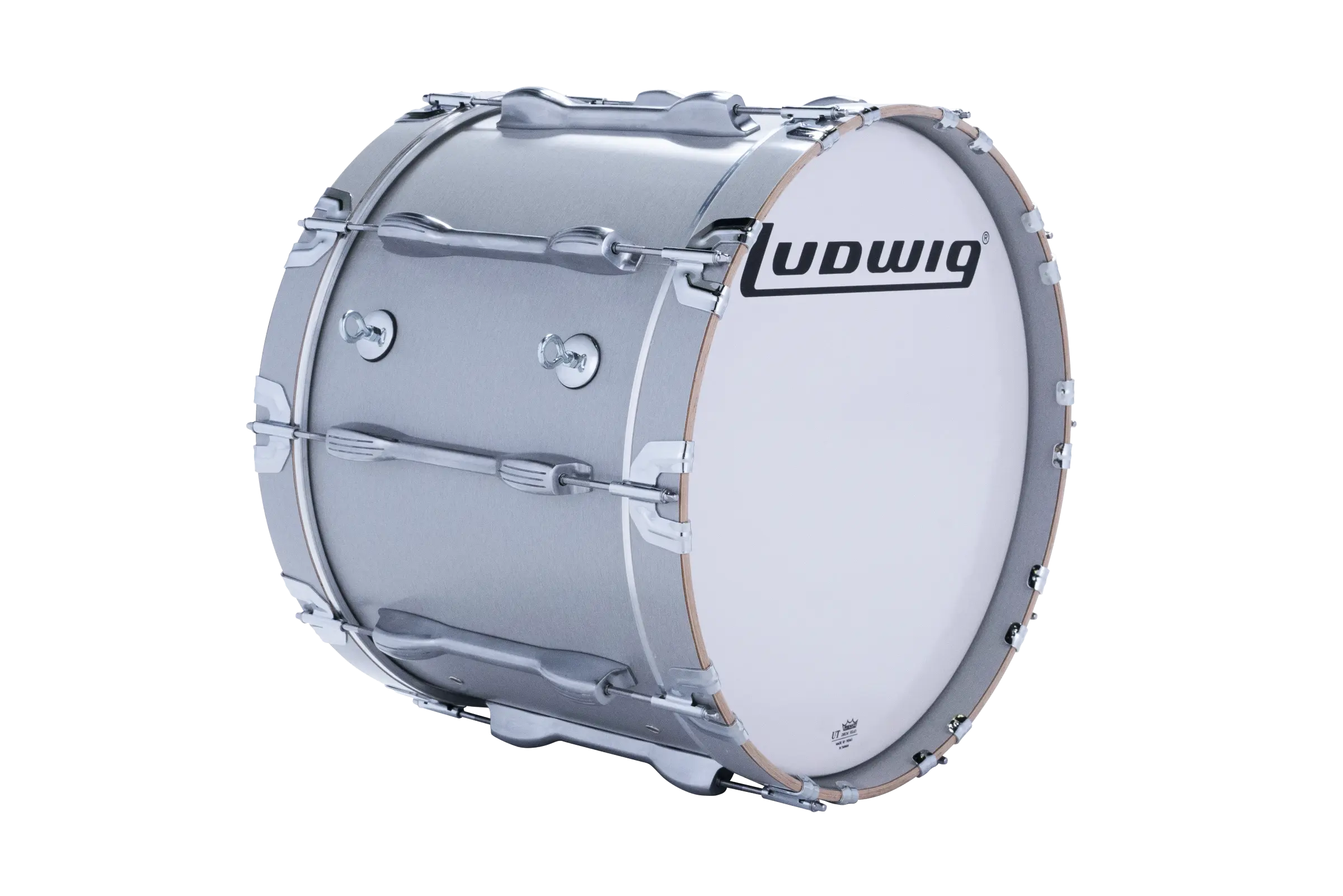 LU2MB20ACG Ludwig 14X20 ULT2 BASS DRUM GRAY - zoomed in