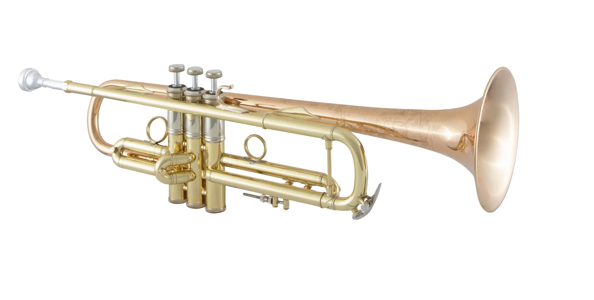 LR19043B Bach LacquerFinish Trumpet In Fr Hz Fs - zoomed in